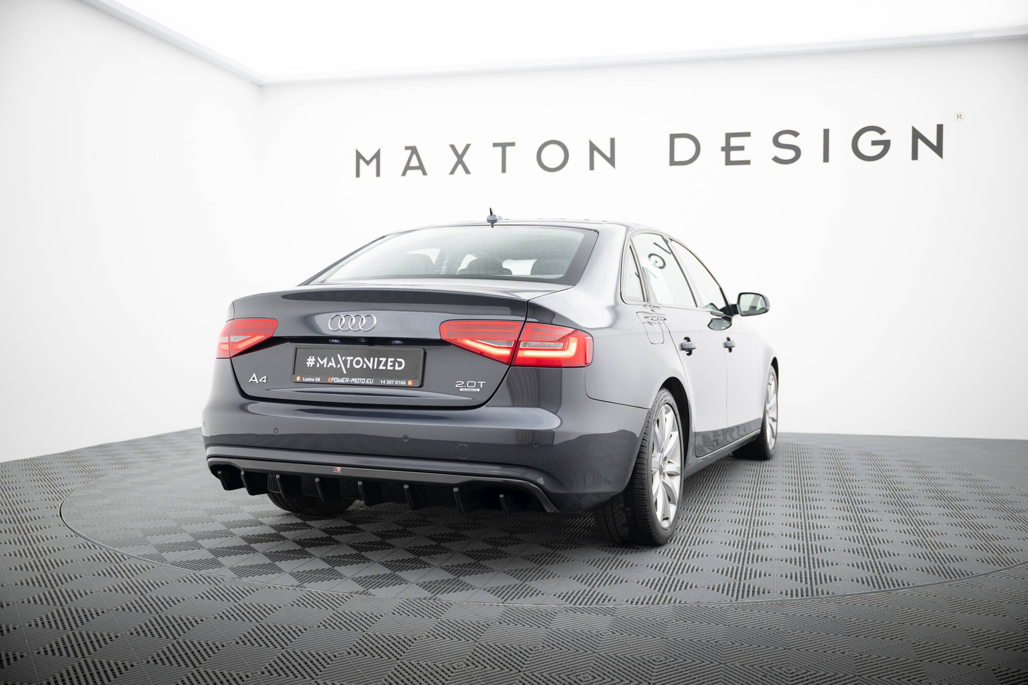 Rear Valance Audi A4 B8 Facelift (Version without exhausts) - Image 2