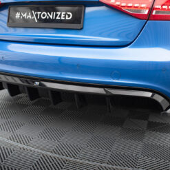 Rear Valance Audi A4 S-Line Sedan / Avant B8 (Version with dual exhaust tips on one side)
