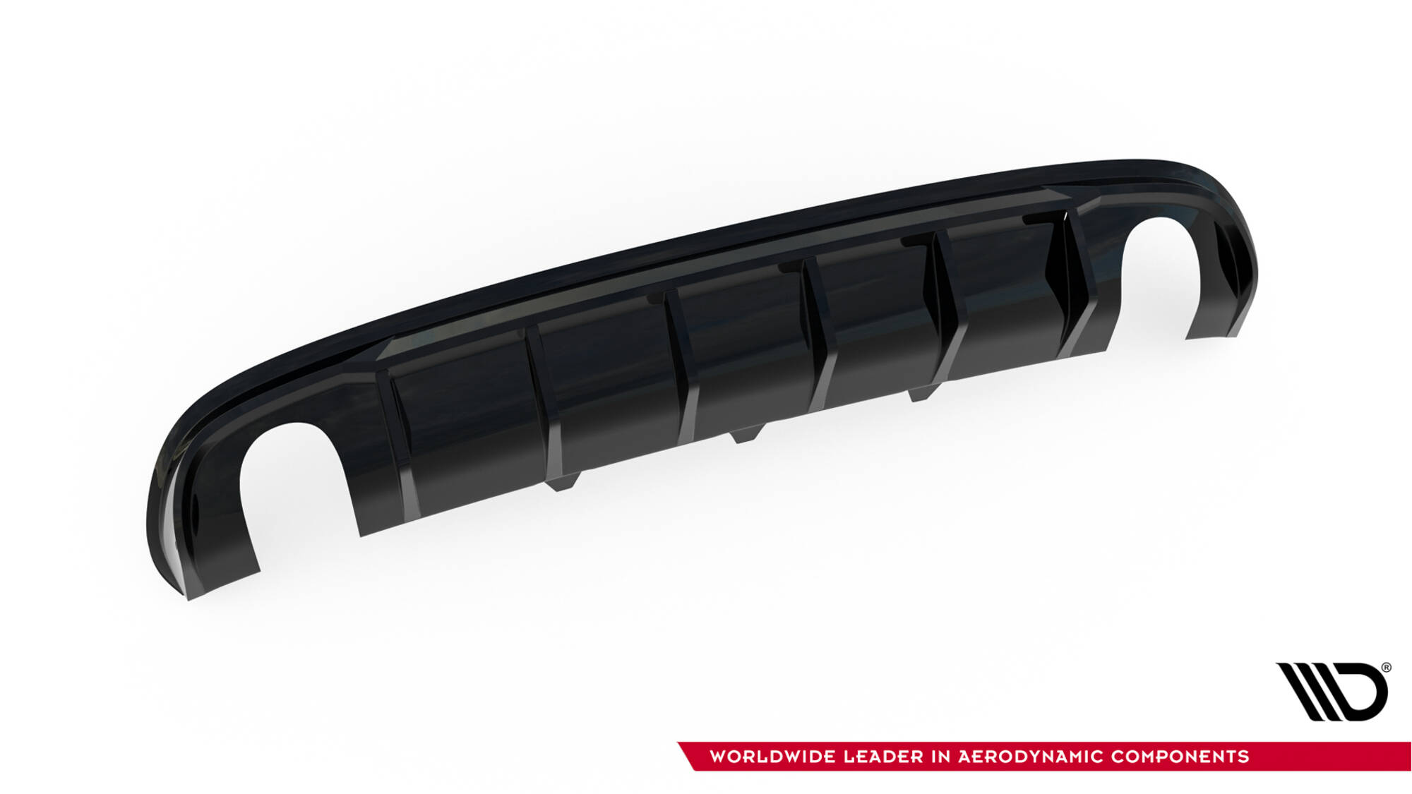 Rear Valance Audi A4 S-Line Sedan / Avant B8 (Version with single exhaust tips on both sides) - Image 5
