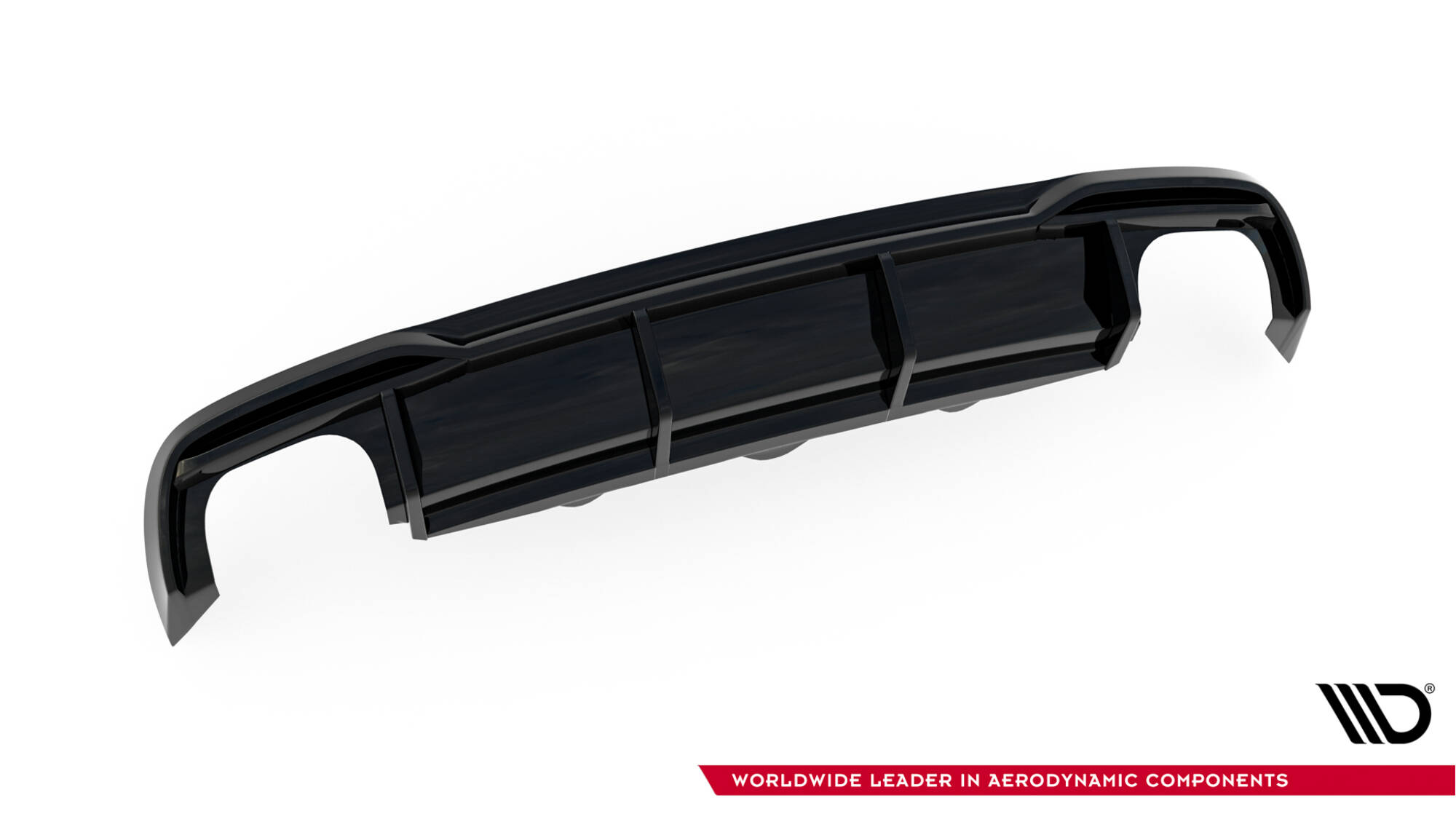 Rear Valance Audi A5 8T Facelift (Version with dual exhausts on both sides) - Image 3