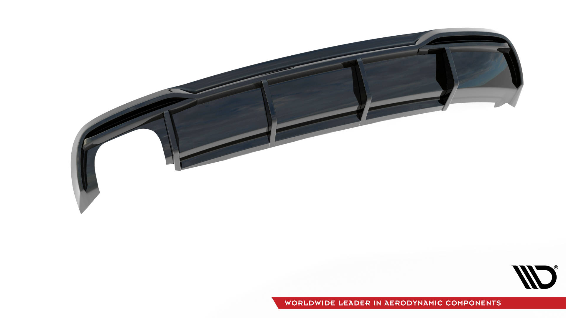 Rear Valance Audi A5 8T Facelift (Version with dual exhausts on one side) - Image 7