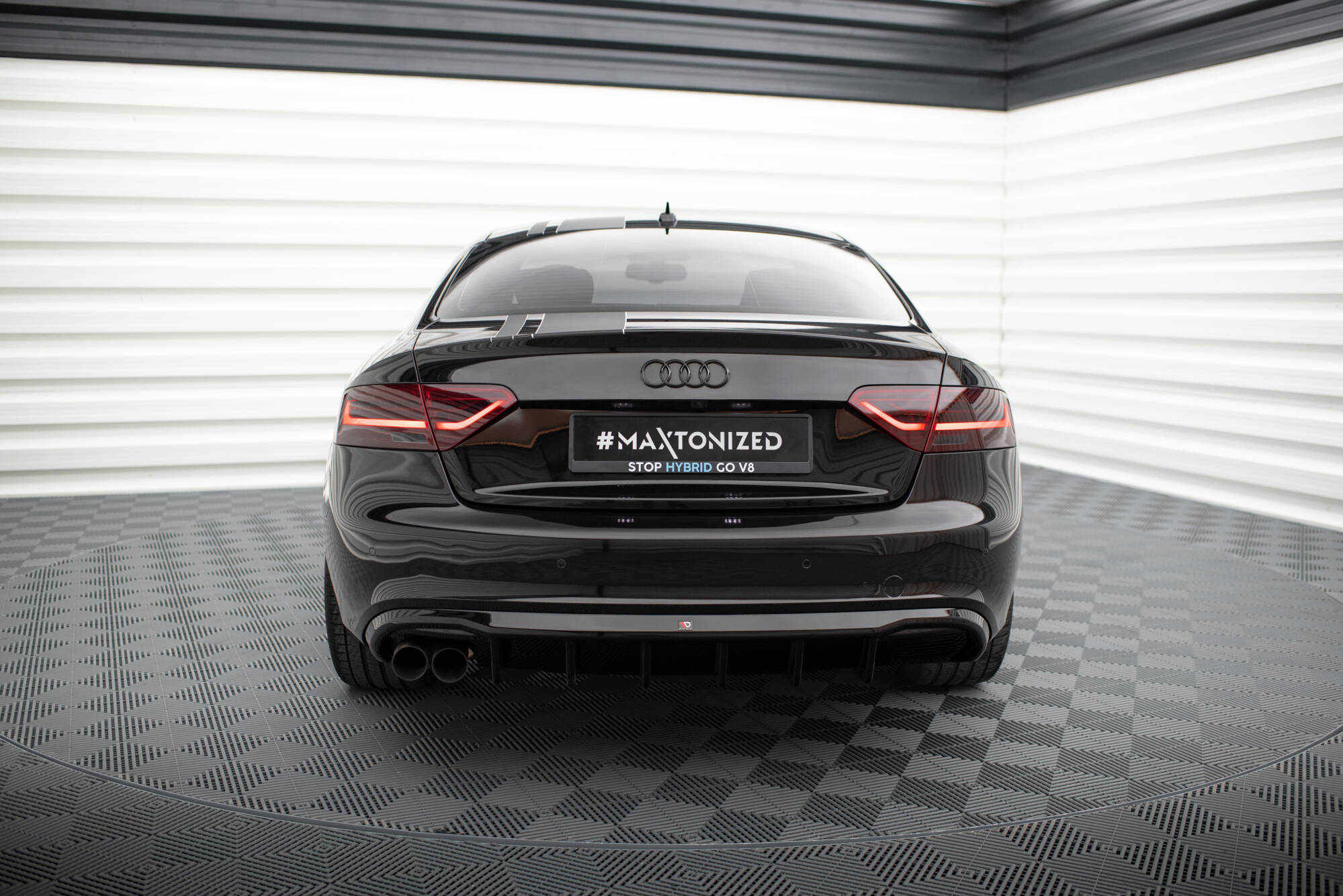 Rear Valance Audi A5 Coupe / Cabrio S-Line 8T (Single side dual exhaust version) - Image 2