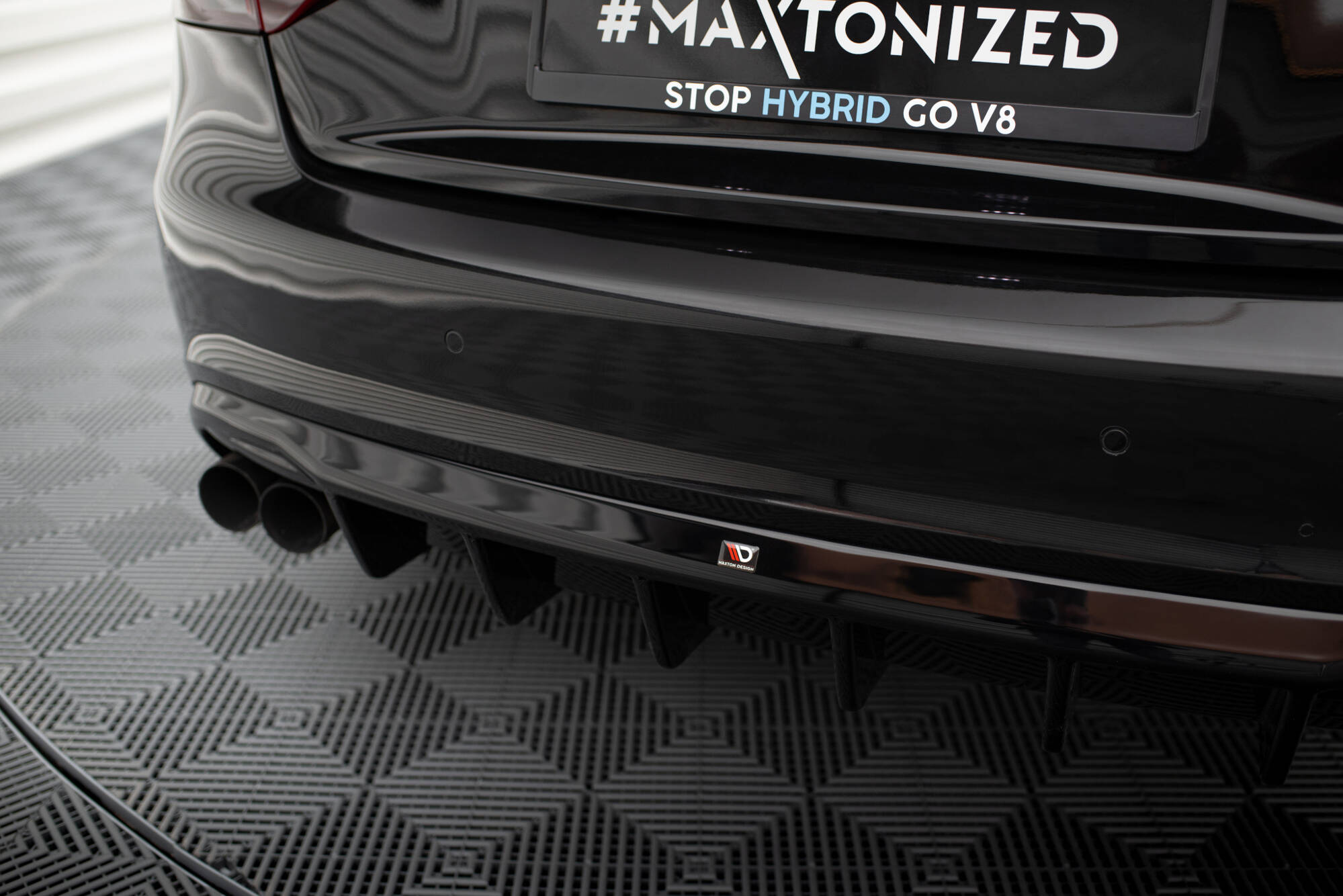 Rear Valance Audi A5 Coupe / Cabrio S-Line 8T (Single side dual exhaust version) - Image 3