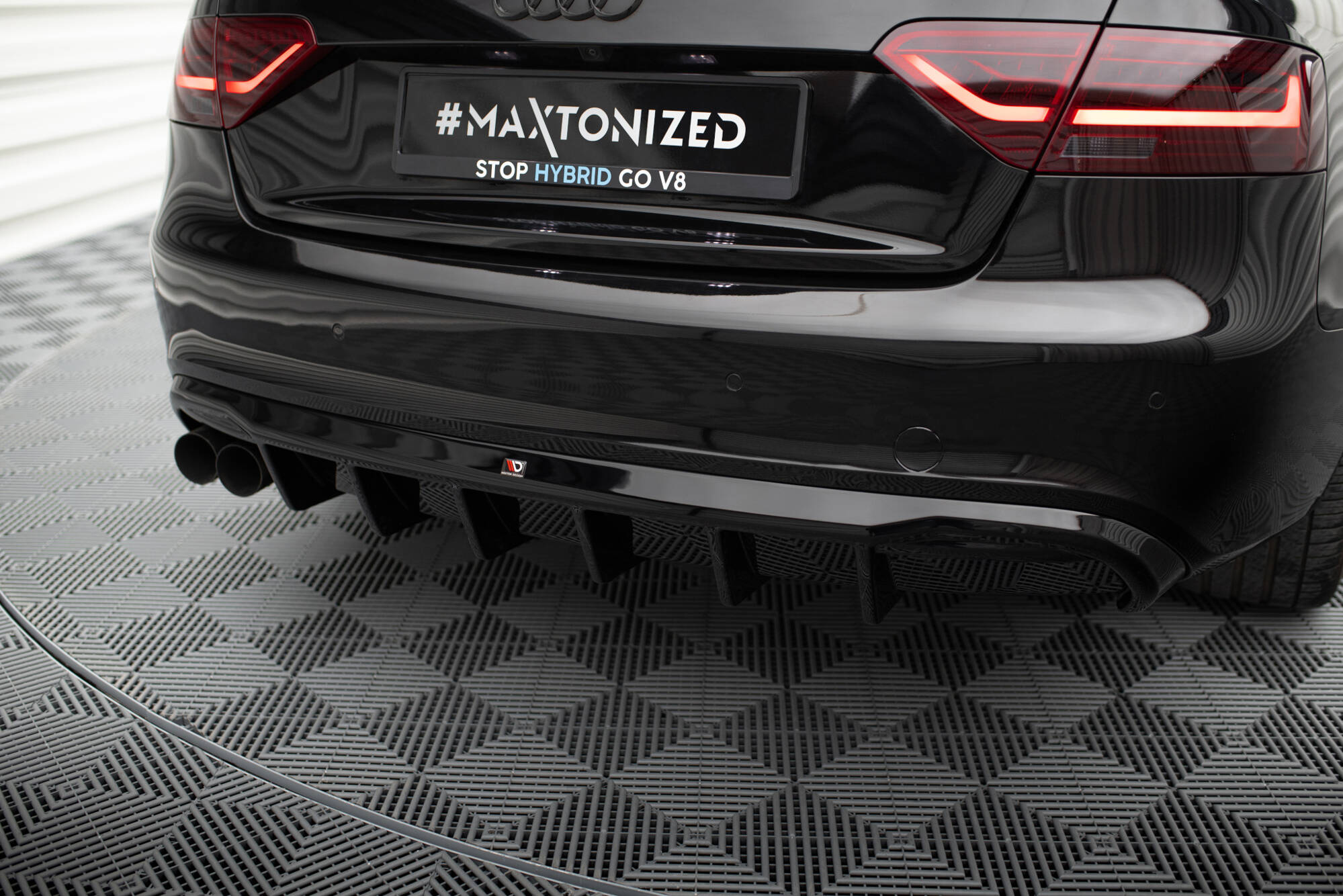 Rear Valance Audi A5 Coupe / Cabrio S-Line 8T (Single side dual exhaust version) - Image 7