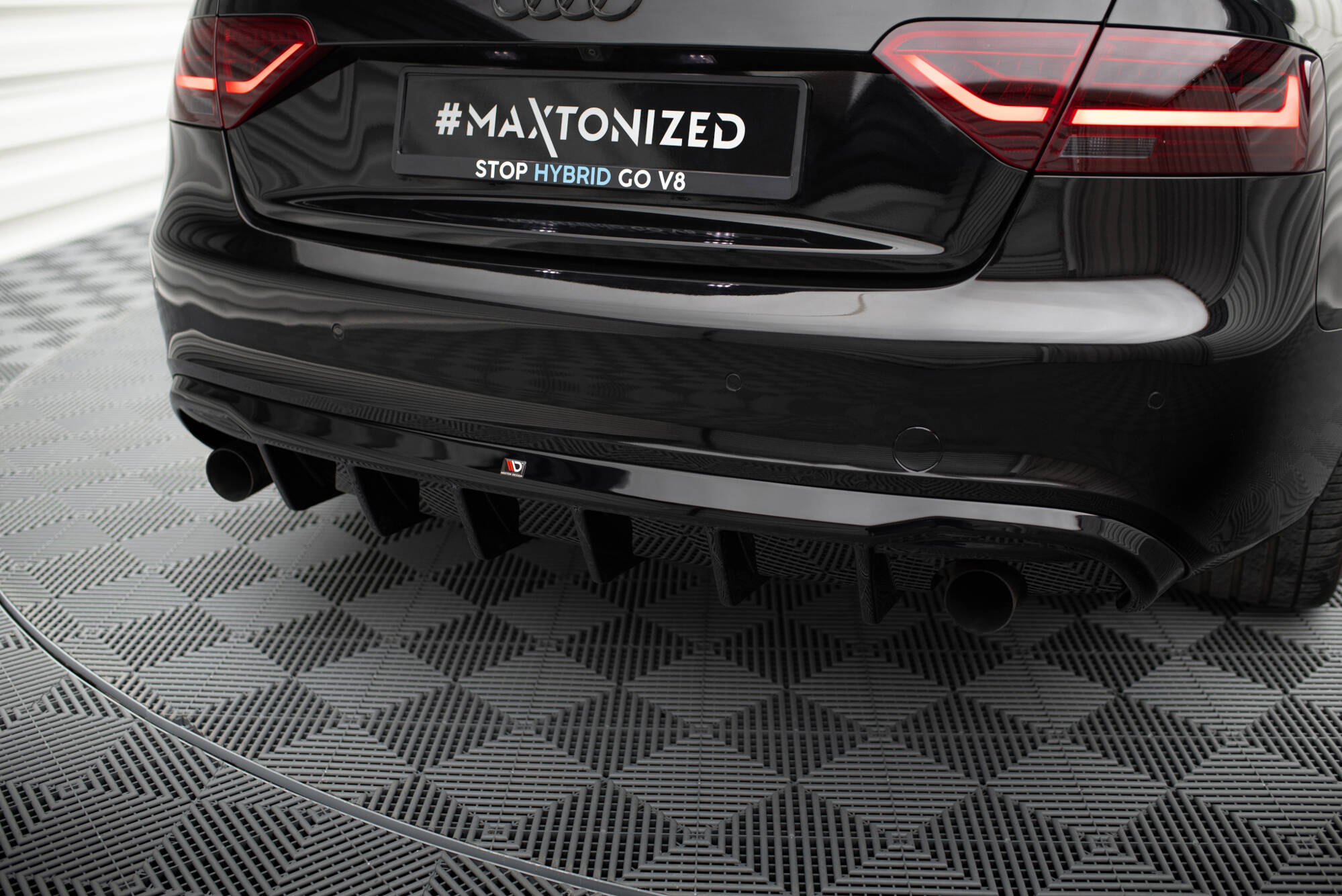 Rear Valance Audi A5 Coupe / Cabrio S-Line 8T (Version with single exhausts on both sides) - Image 2
