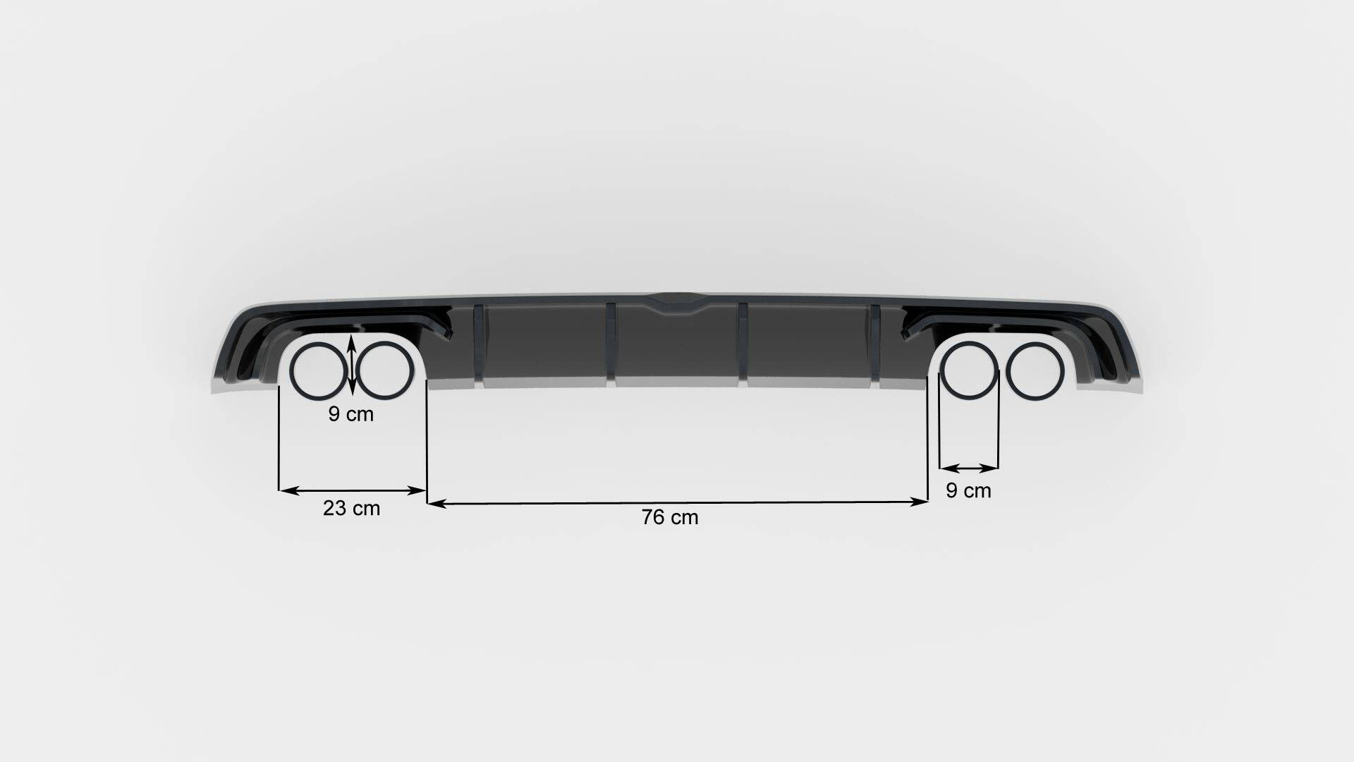 Rear Valance Audi S3 Sedan 8V - Image 5