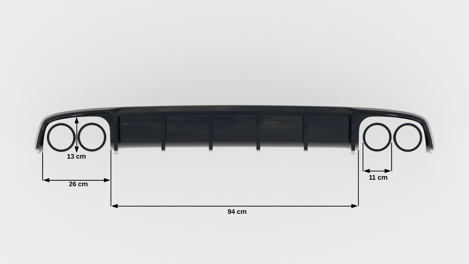 Rear Valance Audi S7 C7 - Image 6