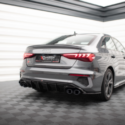 Rear Valance + Exhaust Ends Imitation Audi A3 S-Line Sedan 8Y