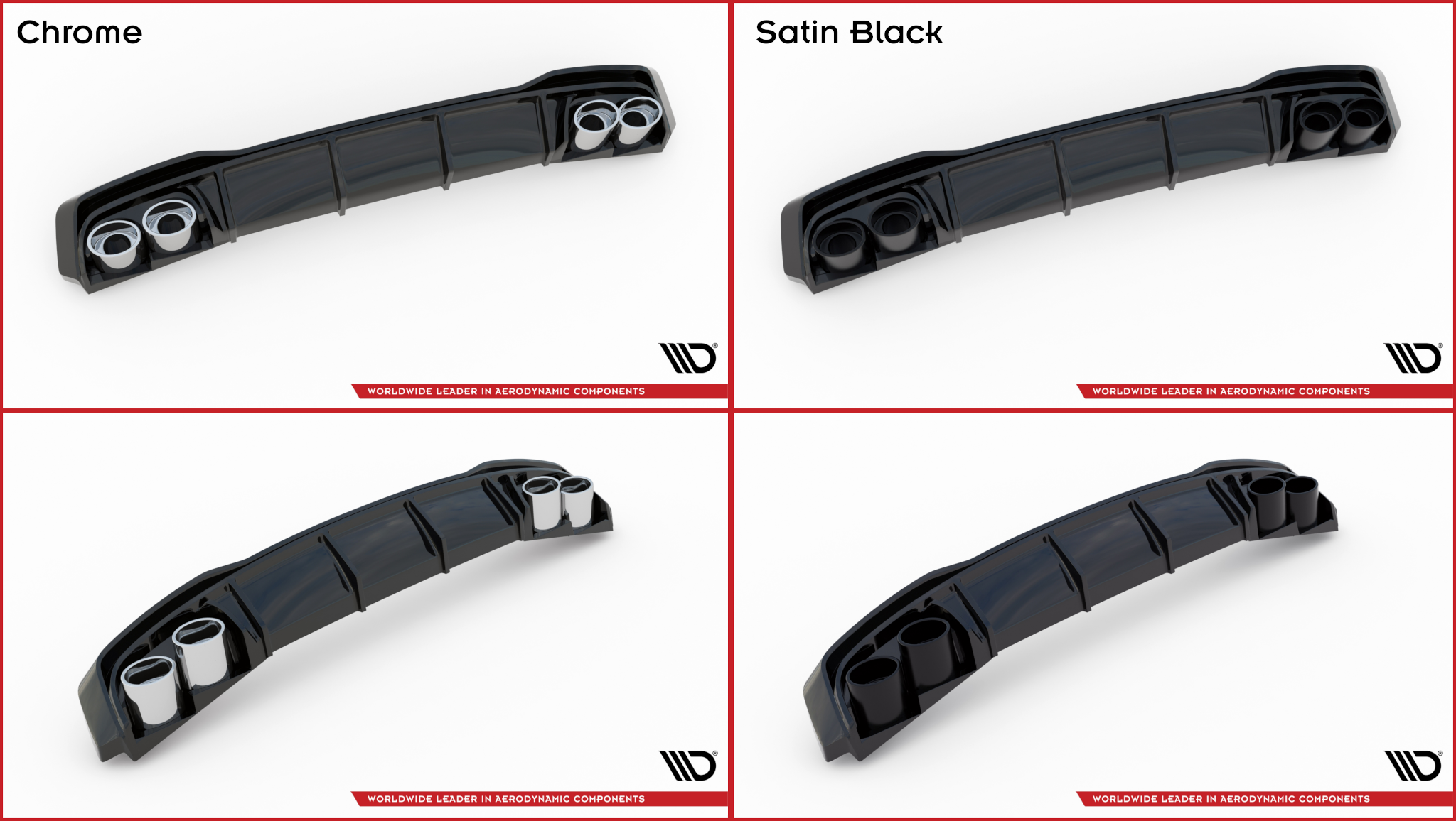 Rear Valance + Exhaust Ends Imitation Audi A3 S-Line Sportback 8Y - Image 9