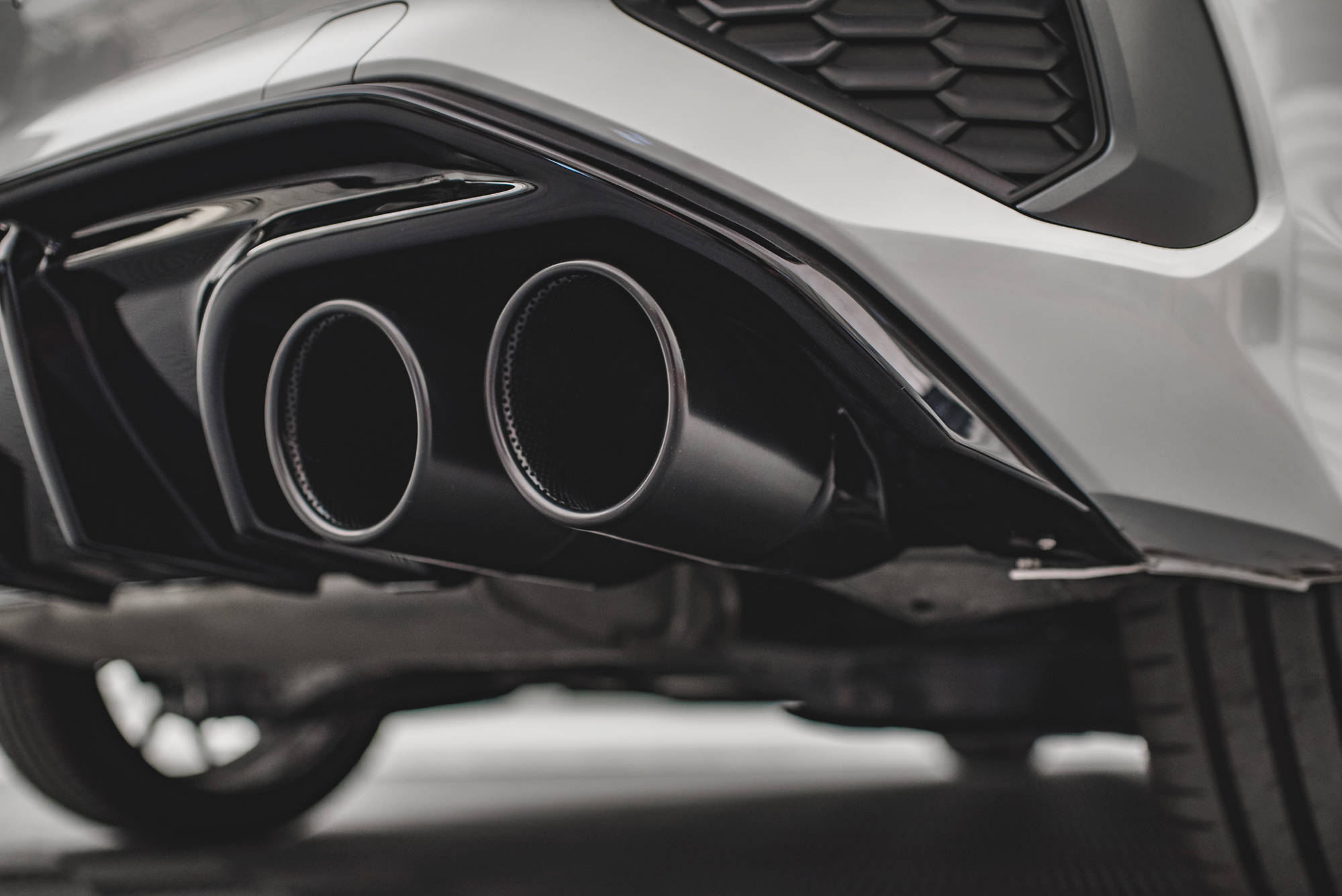 Rear Valance + Exhaust Ends Imitation Audi A3 S-Line Sportback 8Y - Image 2
