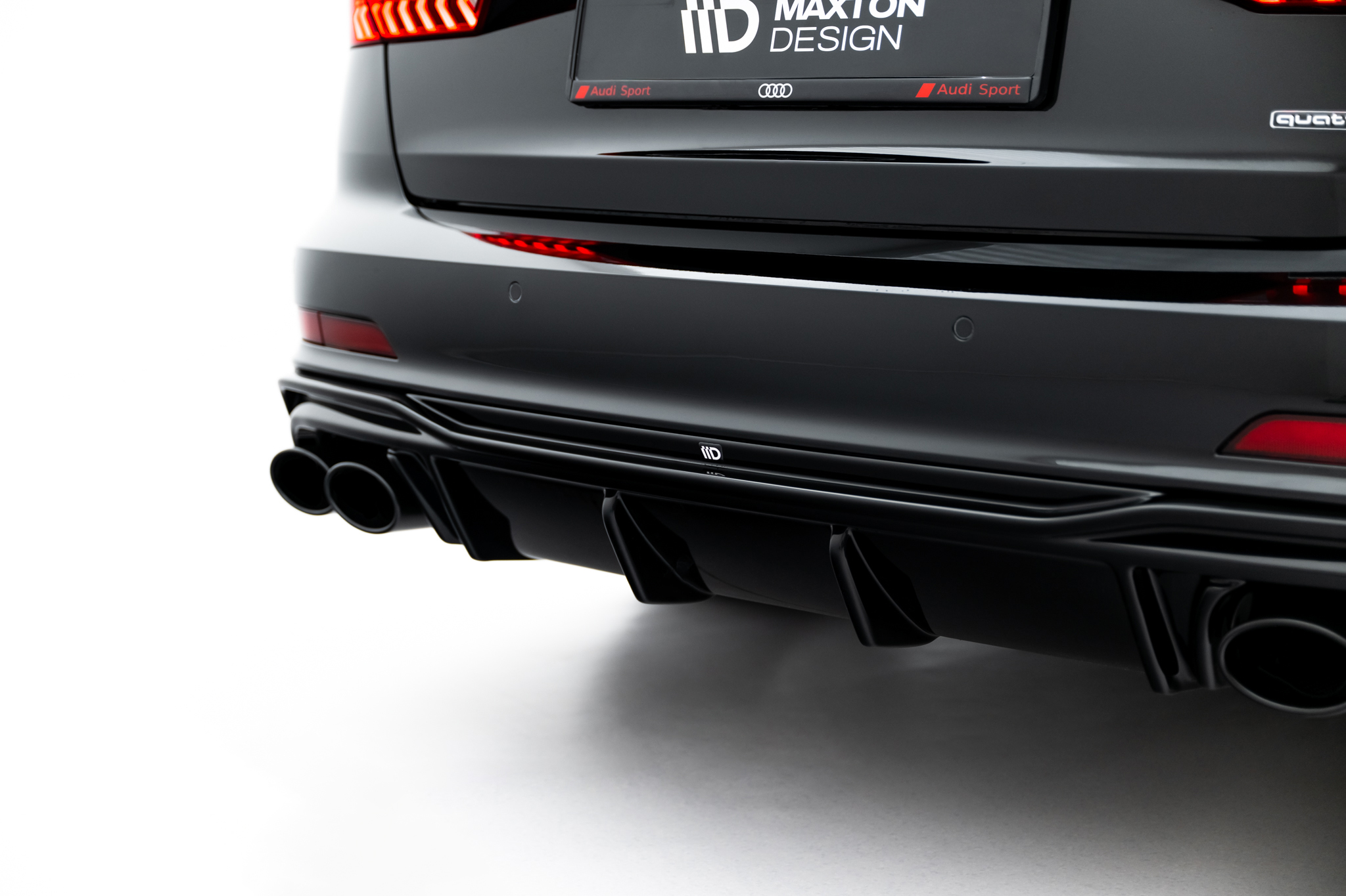 Rear Valance + Exhaust Ends Imitation Audi A6 S-Line / S6 C8 / C8 Facelift - Image 4