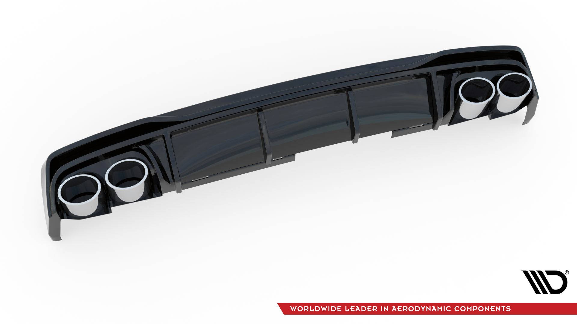 Rear Valance + Exhaust Ends Imitation Audi A6 S-Line / S6 C8 / C8 Facelift - Image 7