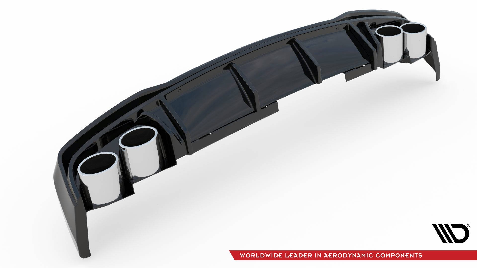 Rear Valance + Exhaust Ends Imitation Audi A6 S-Line / S6 C8 / C8 Facelift - Image 6