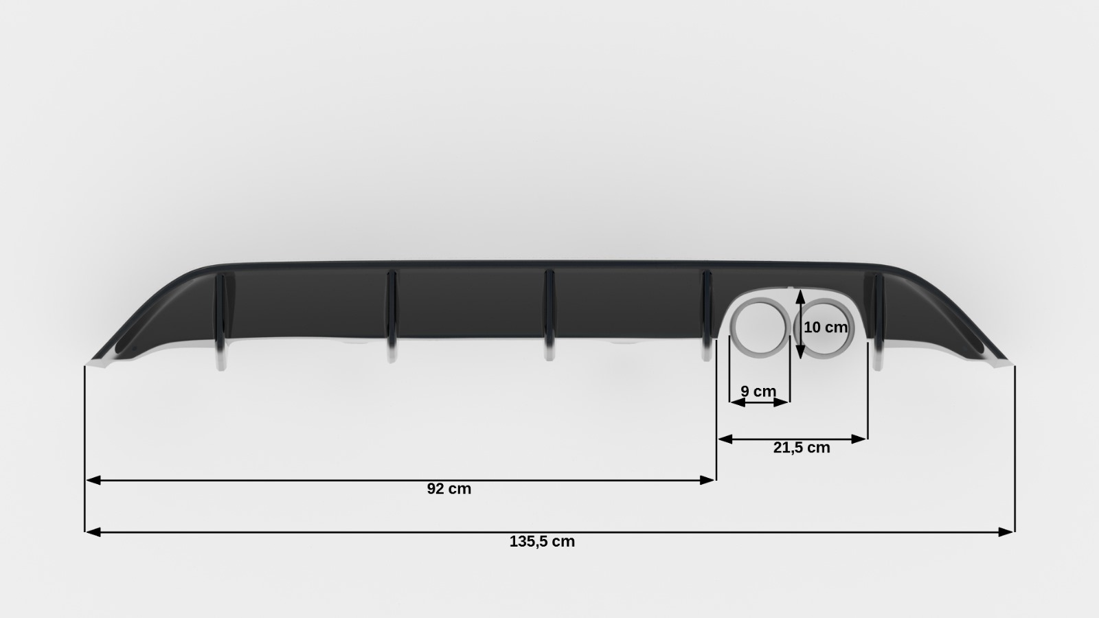 Rear Valance Ford Fiesta Mk8 ST - Image 6