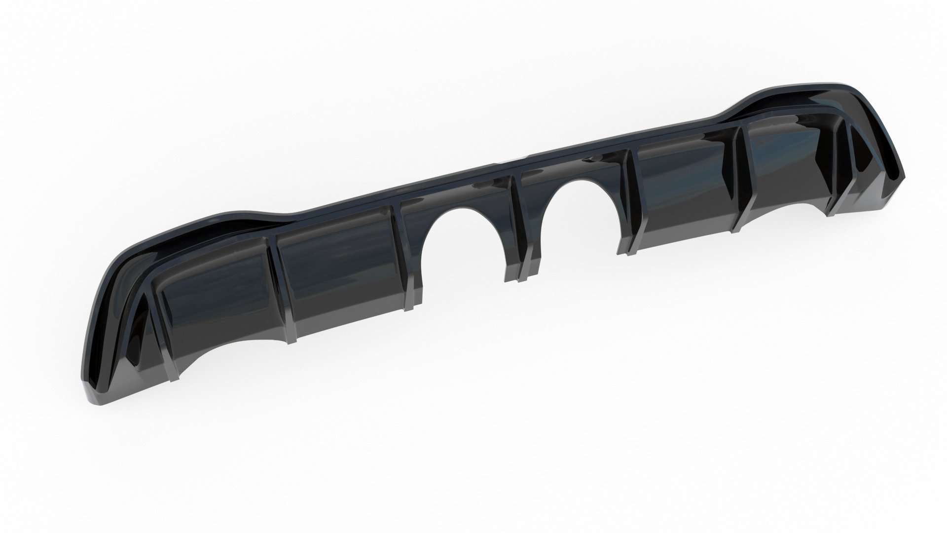 Rear Valance (R32 LOOK) with Exhaust Volkswagen Golf Mk8 - Image 7
