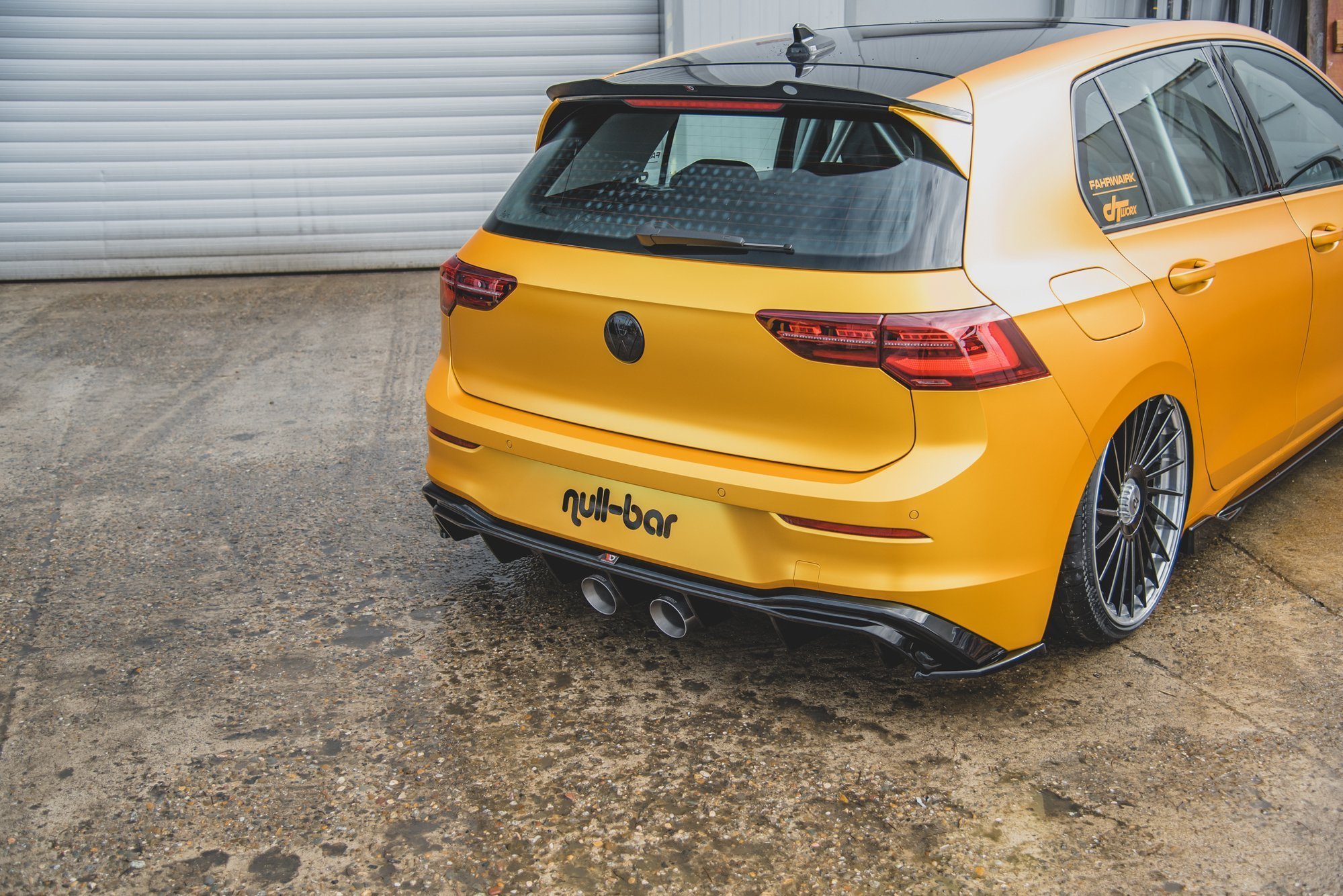 Rear Valance (R32 LOOK) with Exhaust Volkswagen Golf Mk8 - Image 3