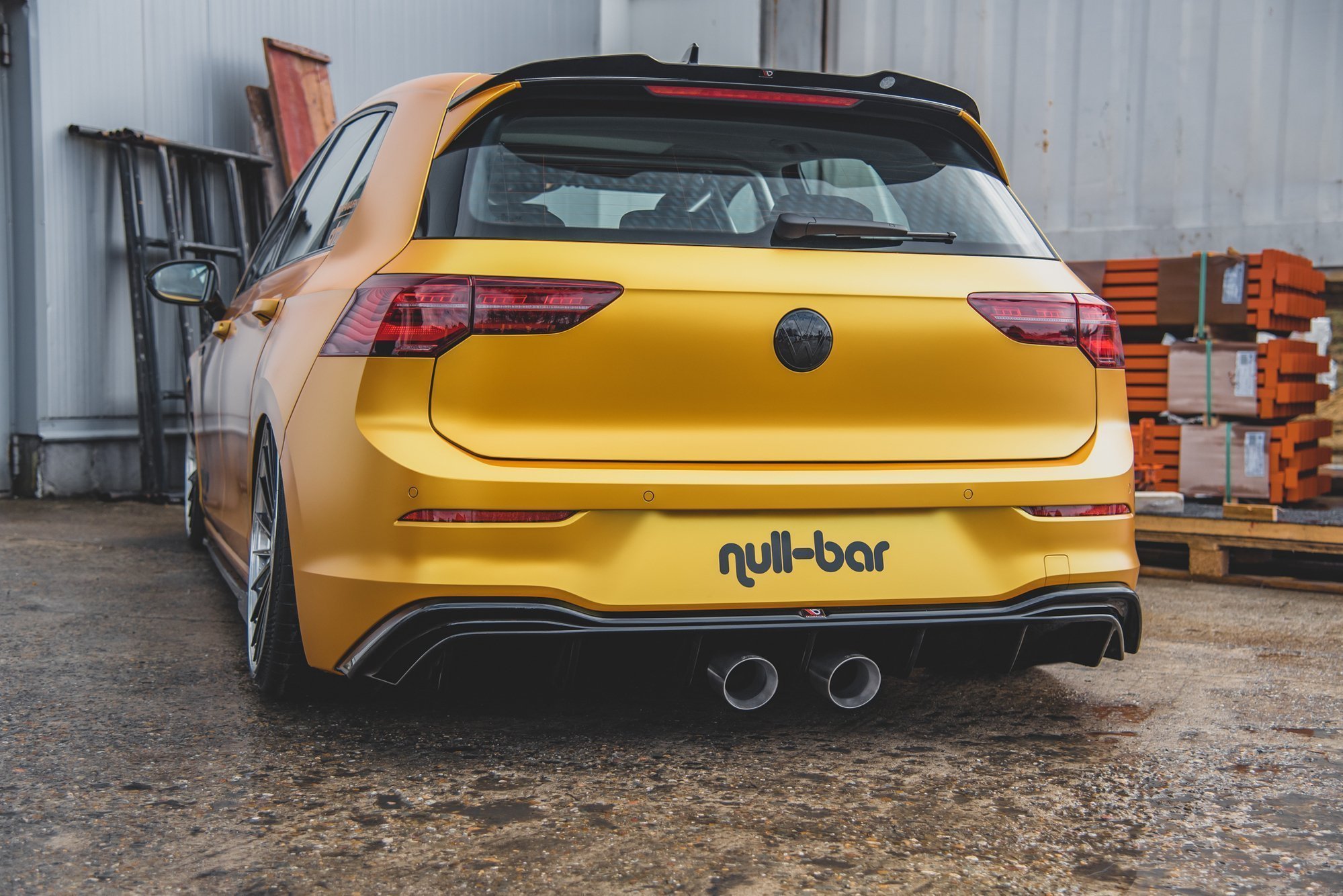 Rear Valance (R32 LOOK) with Exhaust Volkswagen Golf Mk8 - Image 5