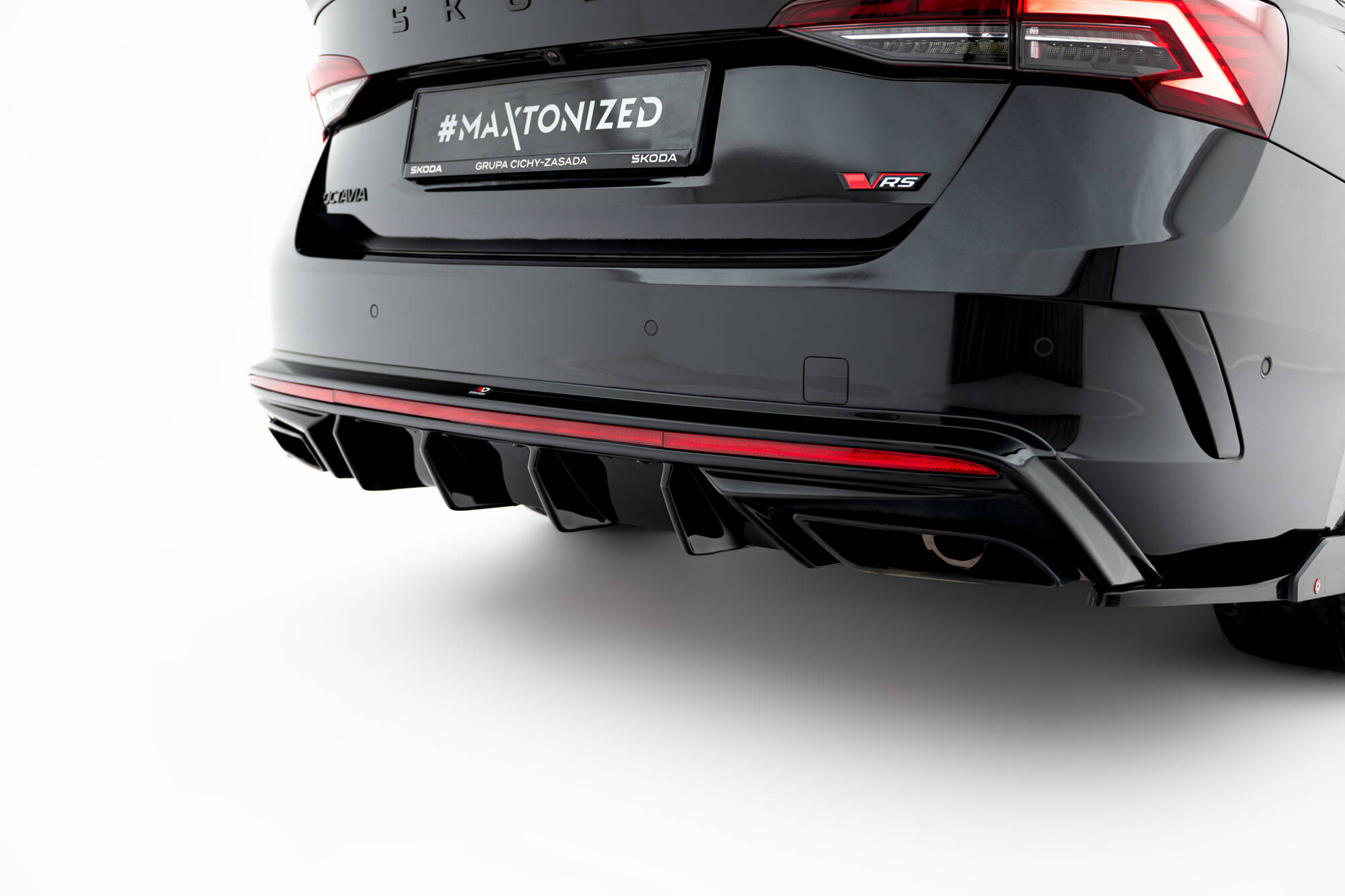 Rear Valance Skoda Octavia RS Liftback / Combi Mk4 Facelift - Image 2
