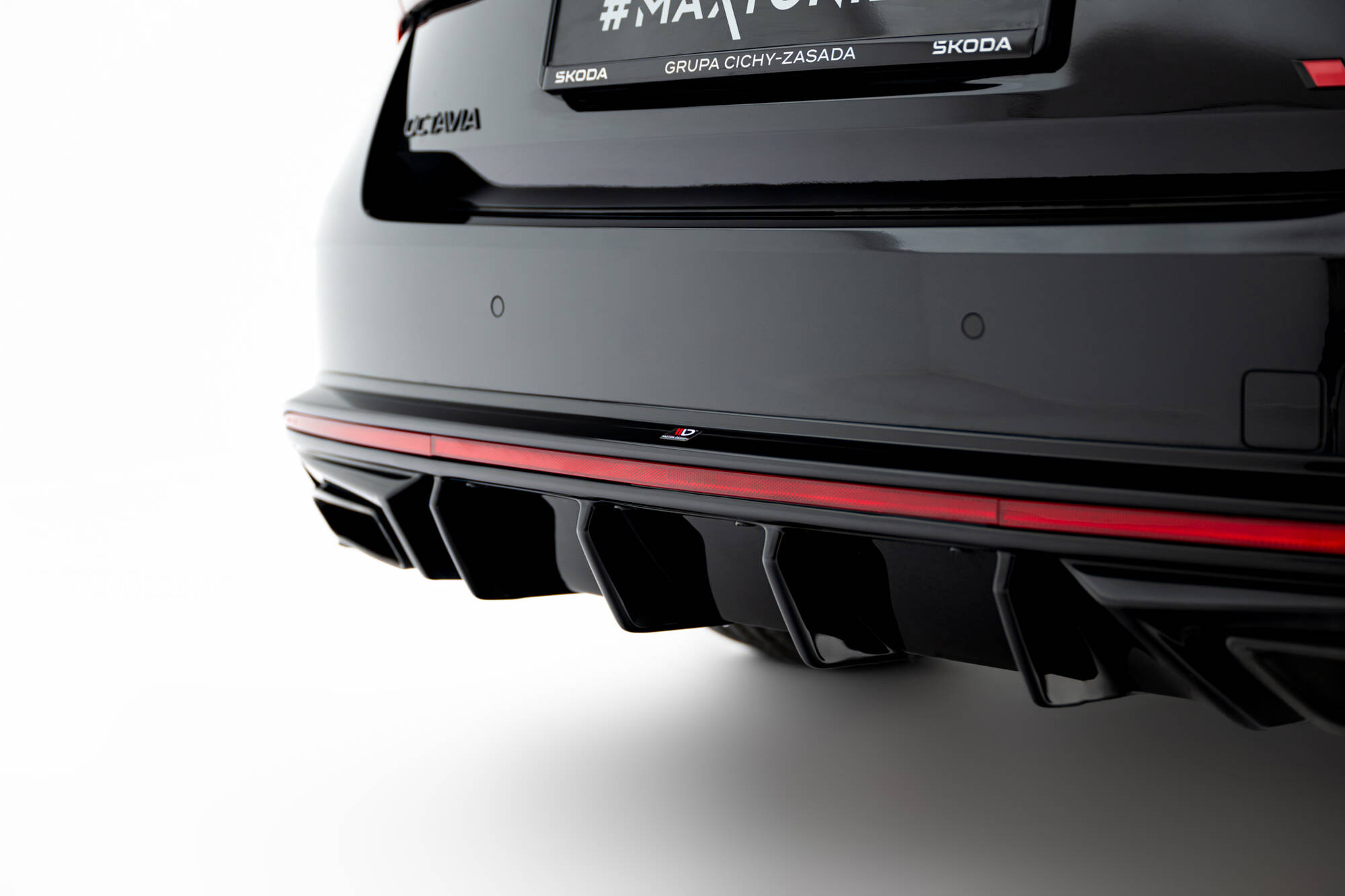 Rear Valance Skoda Octavia RS Liftback / Combi Mk4 Facelift - Image 3