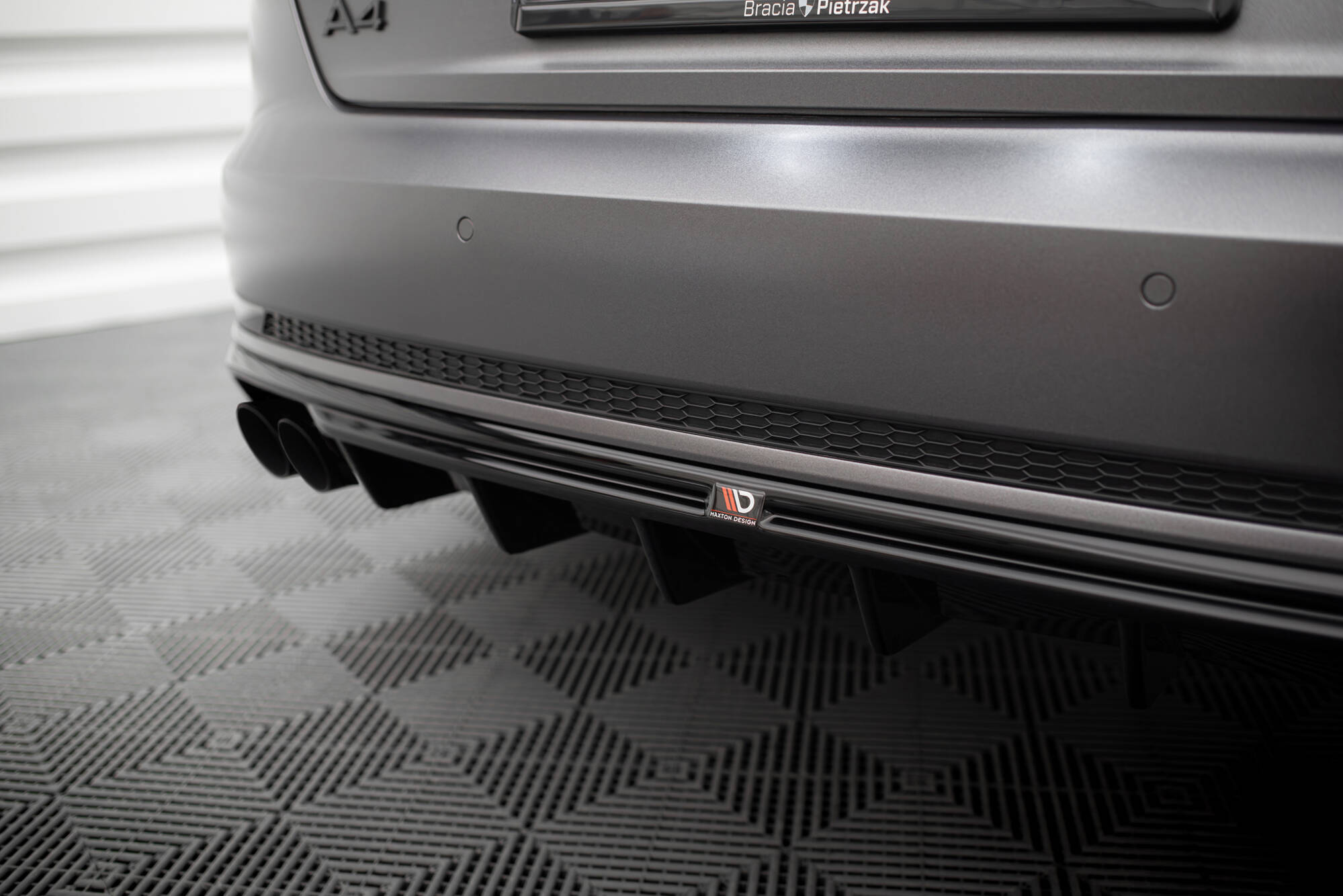 Rear Valance V.1 Audi A4 S-line B9 (Version with dual exhaust tips on one side) - Image 3