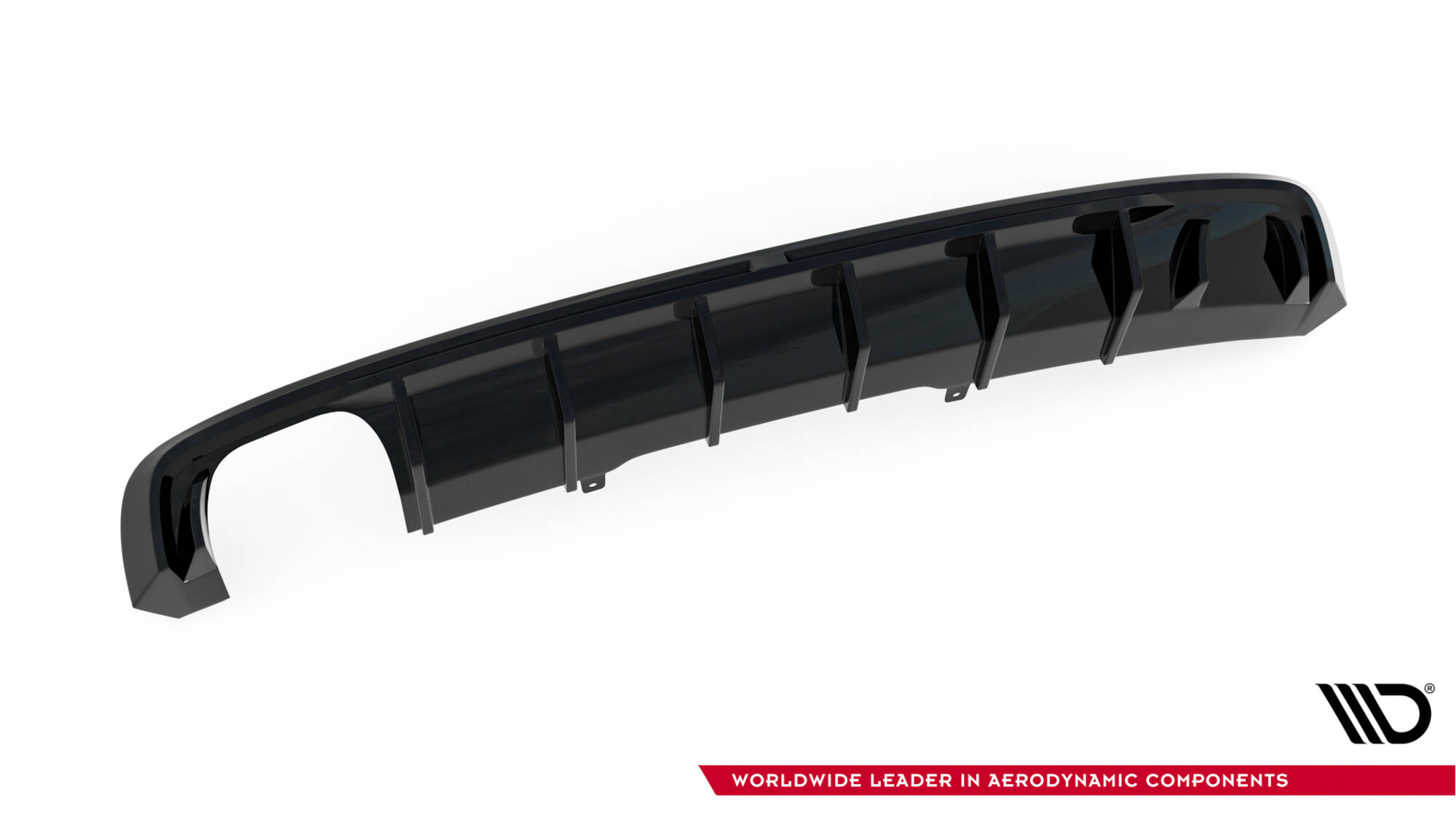 Rear Valance V.1 Audi A4 S-line B9 (Version with dual exhaust tips on one side) - Image 5