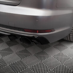 Alternative view of Rear Valance V.1 Audi A4 S-line B9 (Version with single exhaust tips on both sides)