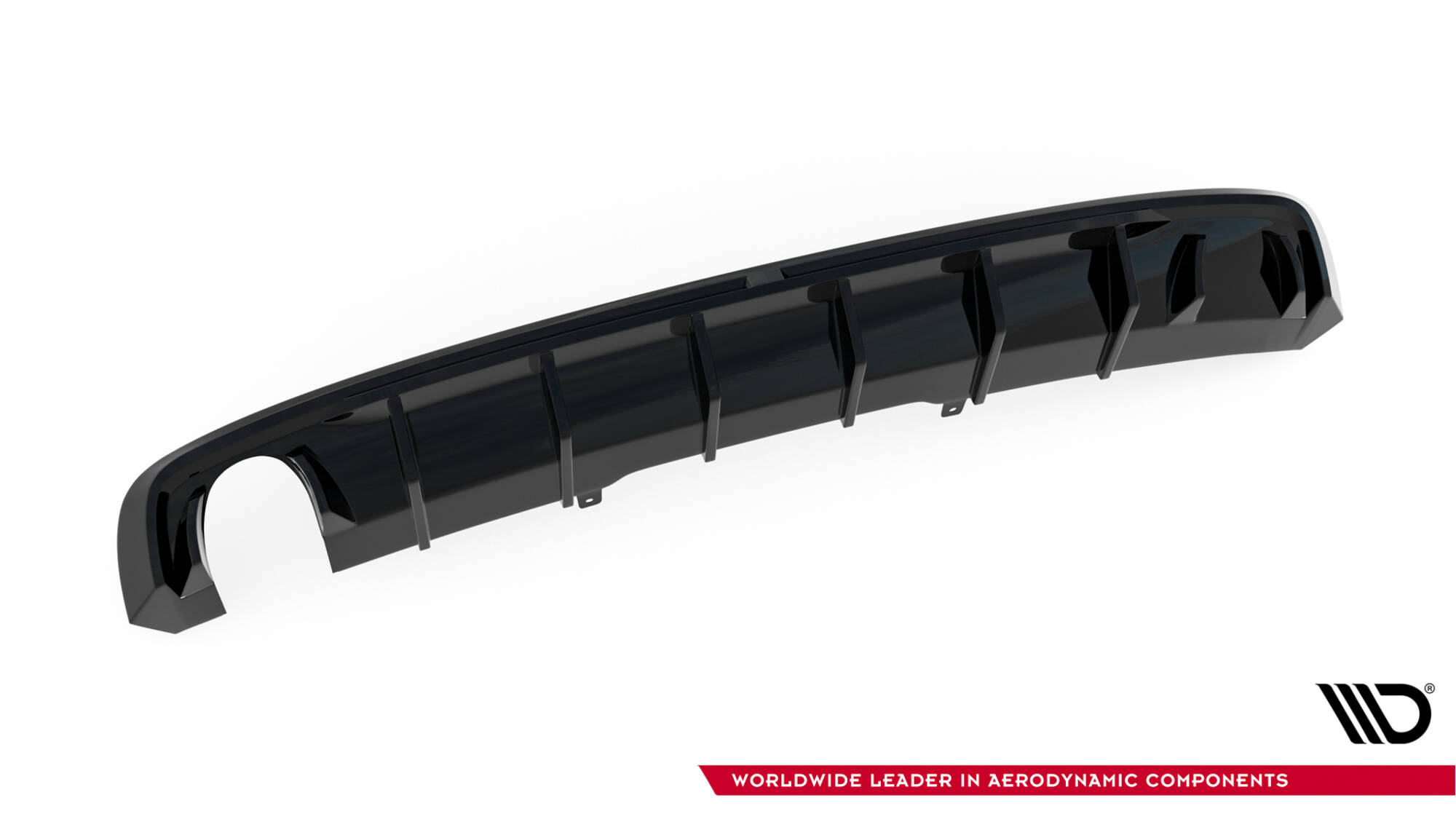 Rear Valance V.1 Audi A4 S-line B9 (Version with single exhaust tips on one side) - Image 5