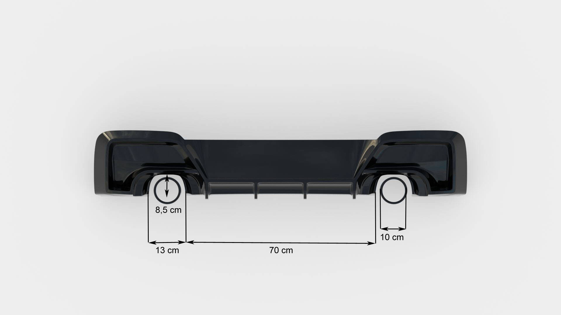 Rear Valance V.1 BMW M135i F20 - Image 5