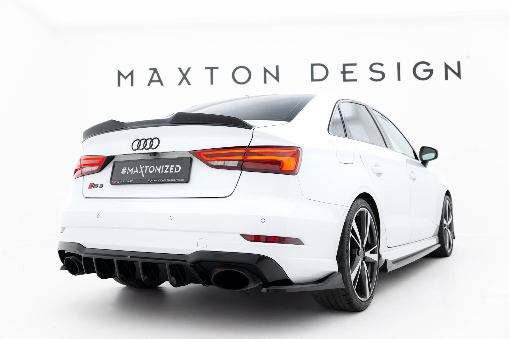 Rear Valance V.2 Audi RS3 Sedan 8V Facelift - Image 2