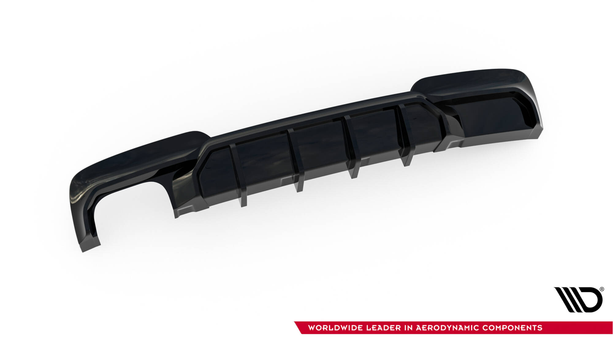Rear Valance V.2 BMW 5 M-Pack F10 / F11 (Version with double exhaust on one side) - Image 4