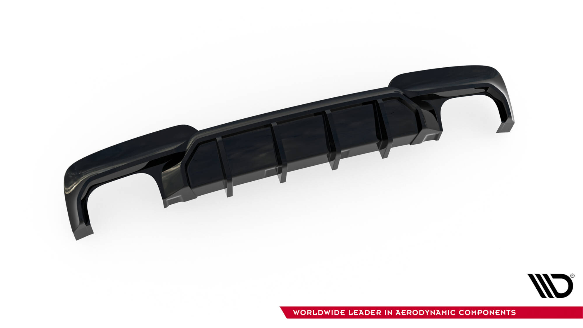 Rear Valance V.2 BMW 5 M-Pack F10 / F11 (Version with two double exhausts) - Image 4