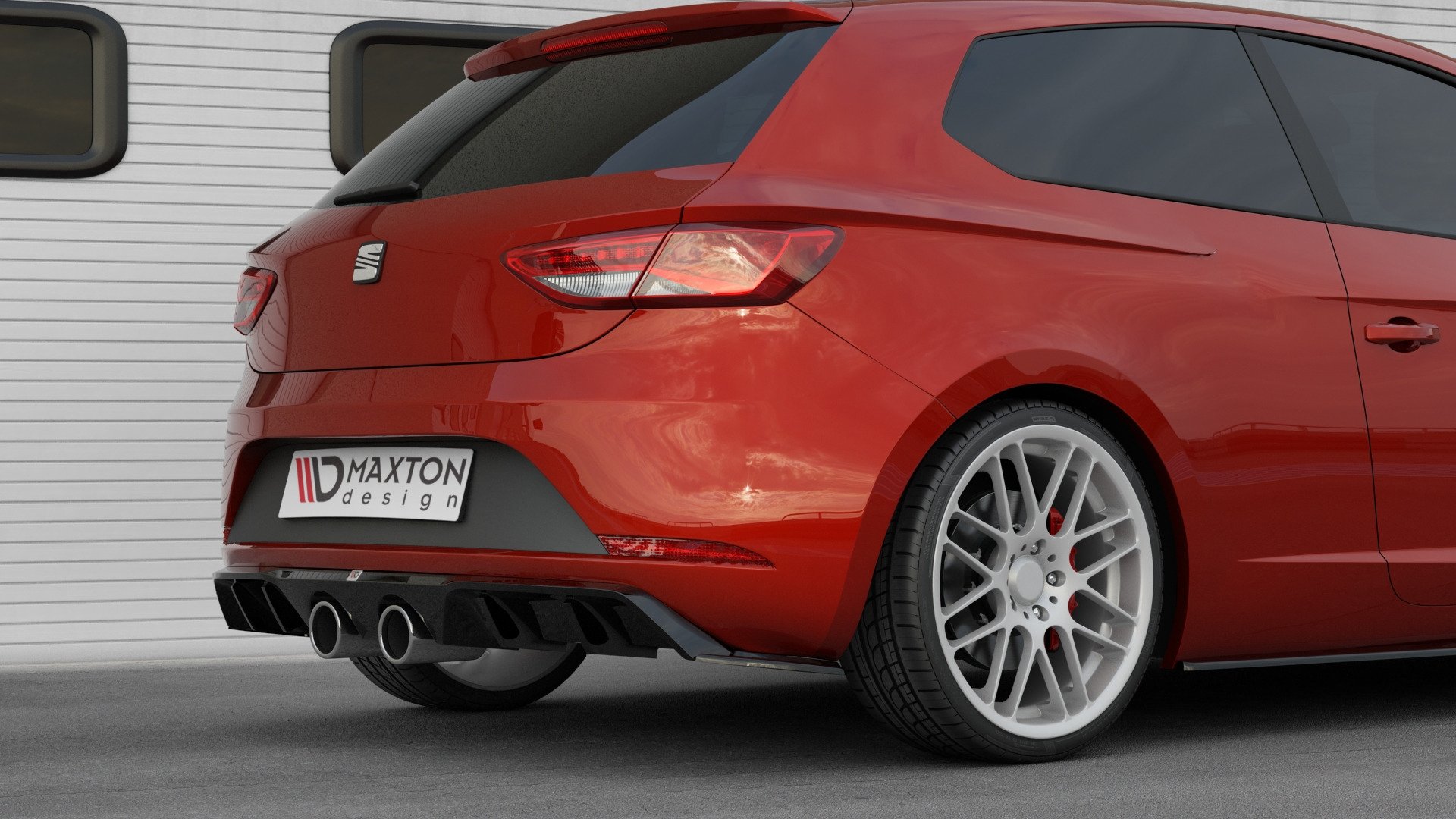 Rear Valance V.2 Seat Leon Cupra Mk3 FL Hatchback - Image 2