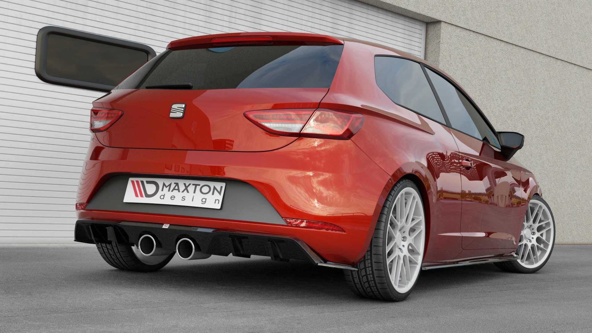Rear Valance V.2 Seat Leon Cupra Mk3 FL Hatchback - Image 4