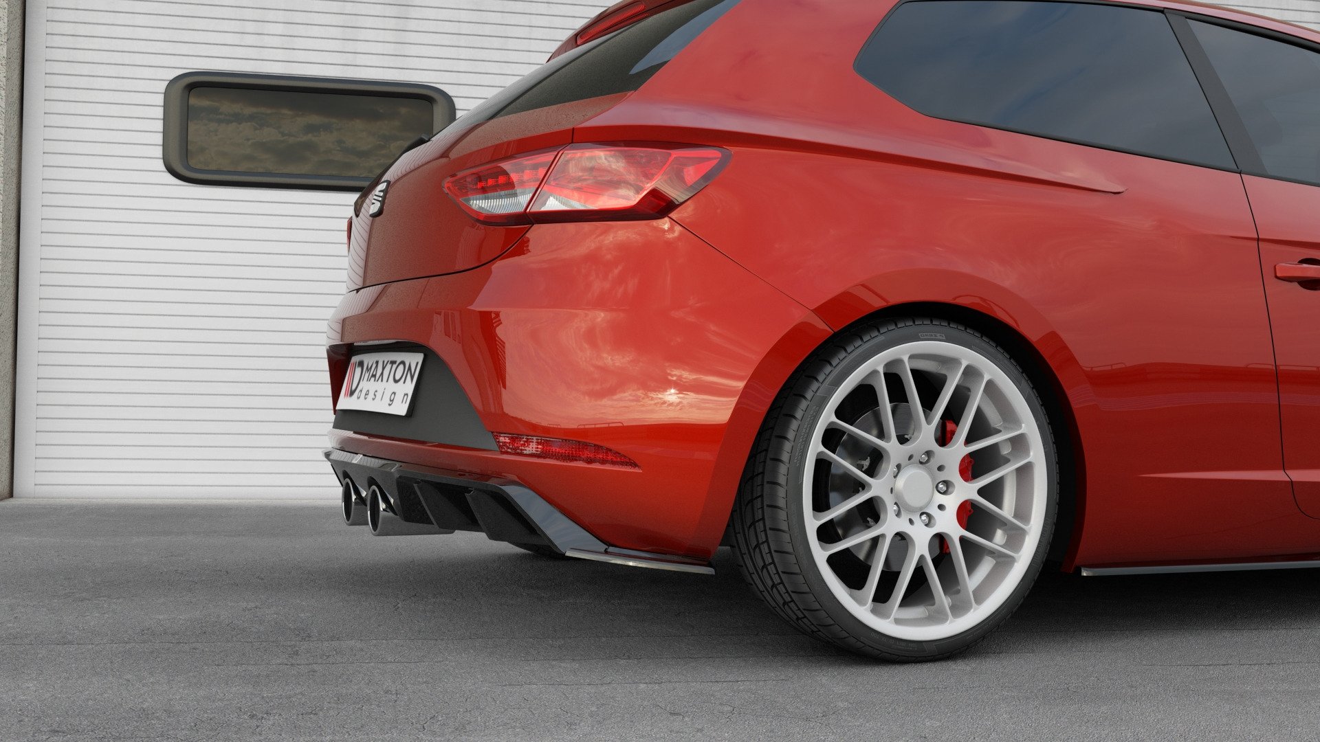 Rear Valance V.2 Seat Leon Cupra Mk3 FL Hatchback - Image 5