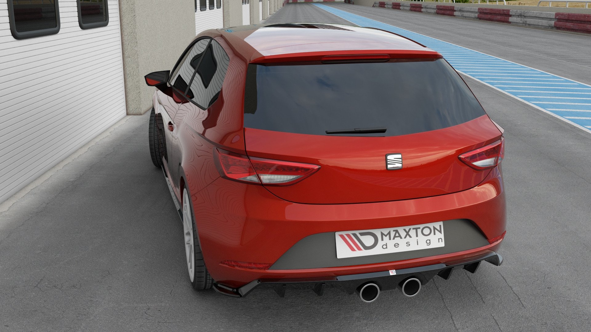 Rear Valance V.2 Seat Leon Cupra Mk3 FL Hatchback - Image 3
