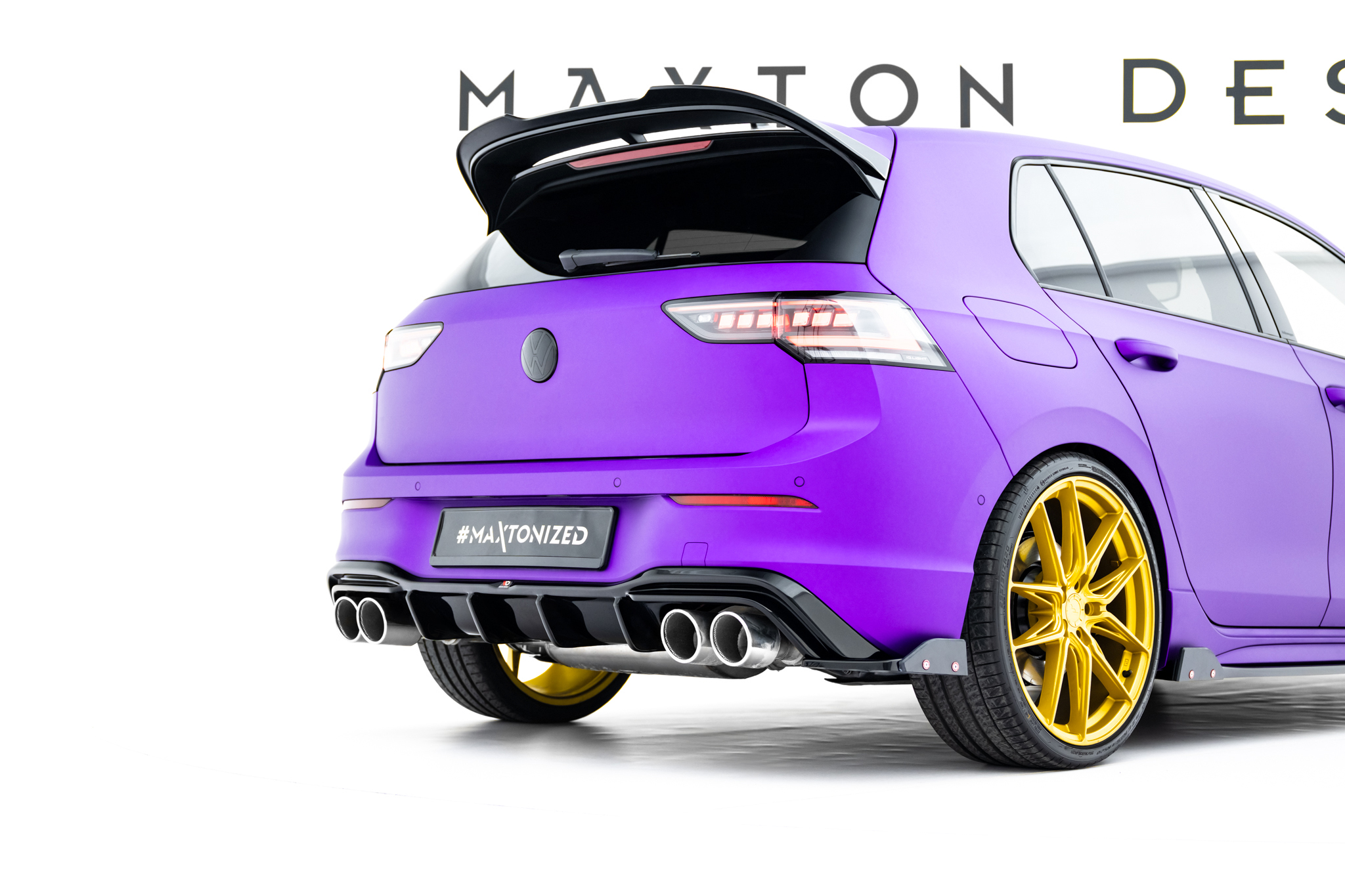 Rear Valance V.2 Volkswagen Golf R Mk8 Facelift - Image 2