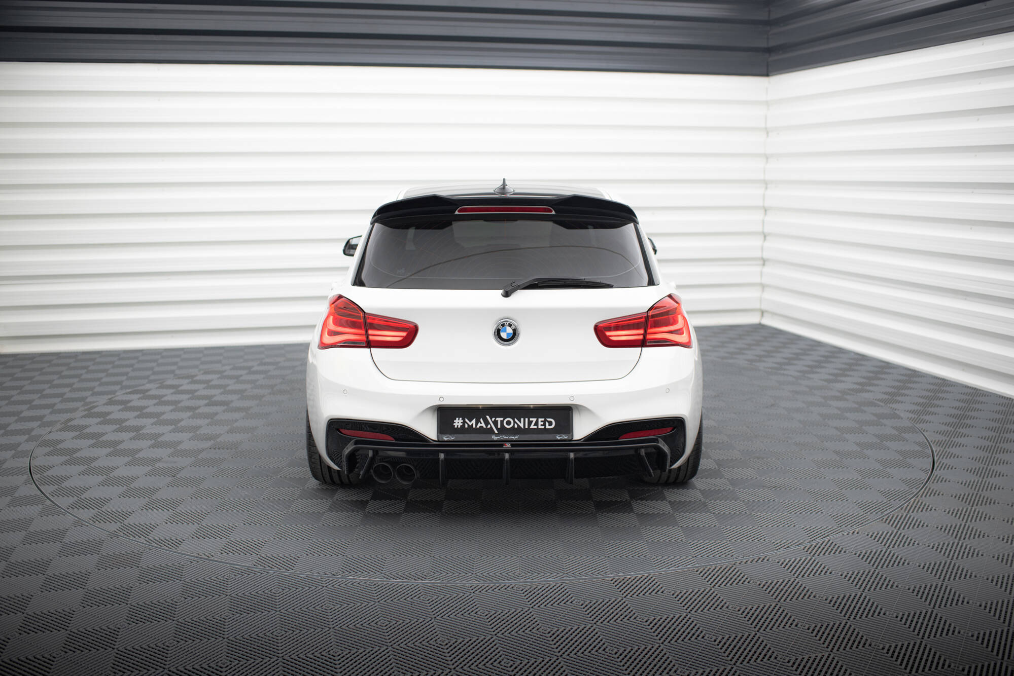 Rear Valance V.3 BMW 1 M-Pack F20 Facelift (Single side dual exhaust version) - Image 2