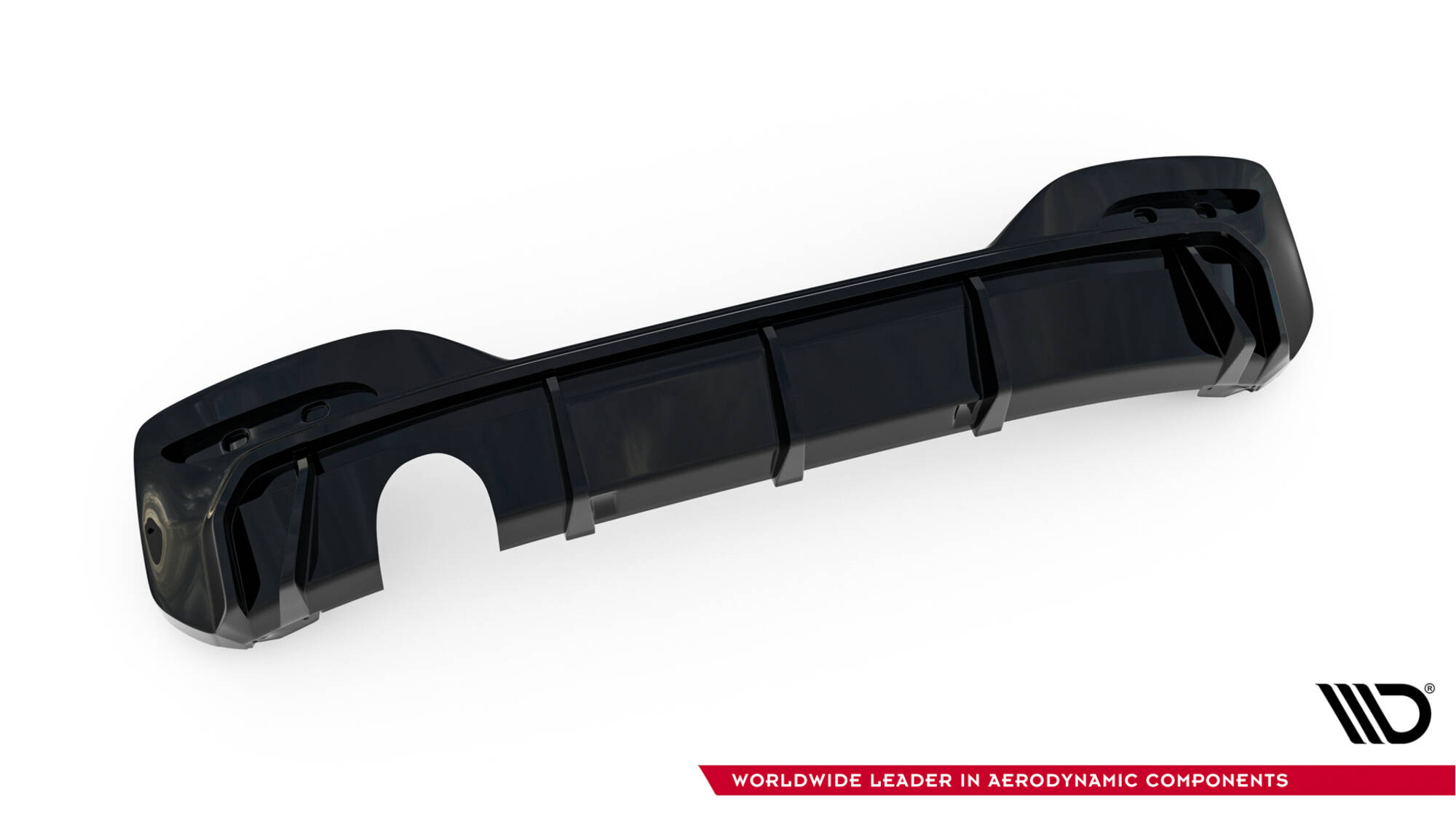 Rear Valance V.3 BMW 1 M-Pack F20 Facelift (Version with single exhaust on one side) - Image 6