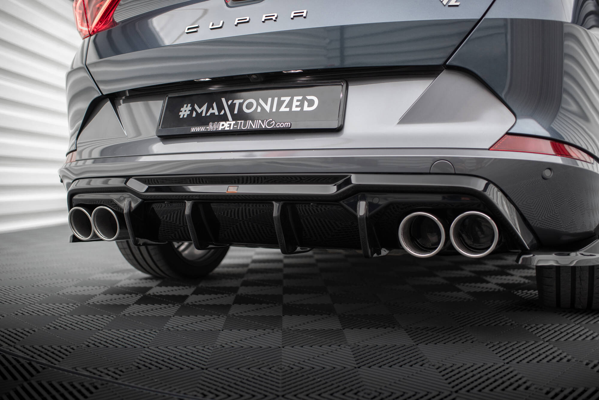Rear Valance V.3 + Exhaust Ends Imitation Cupra Formentor Mk1 - Image 2