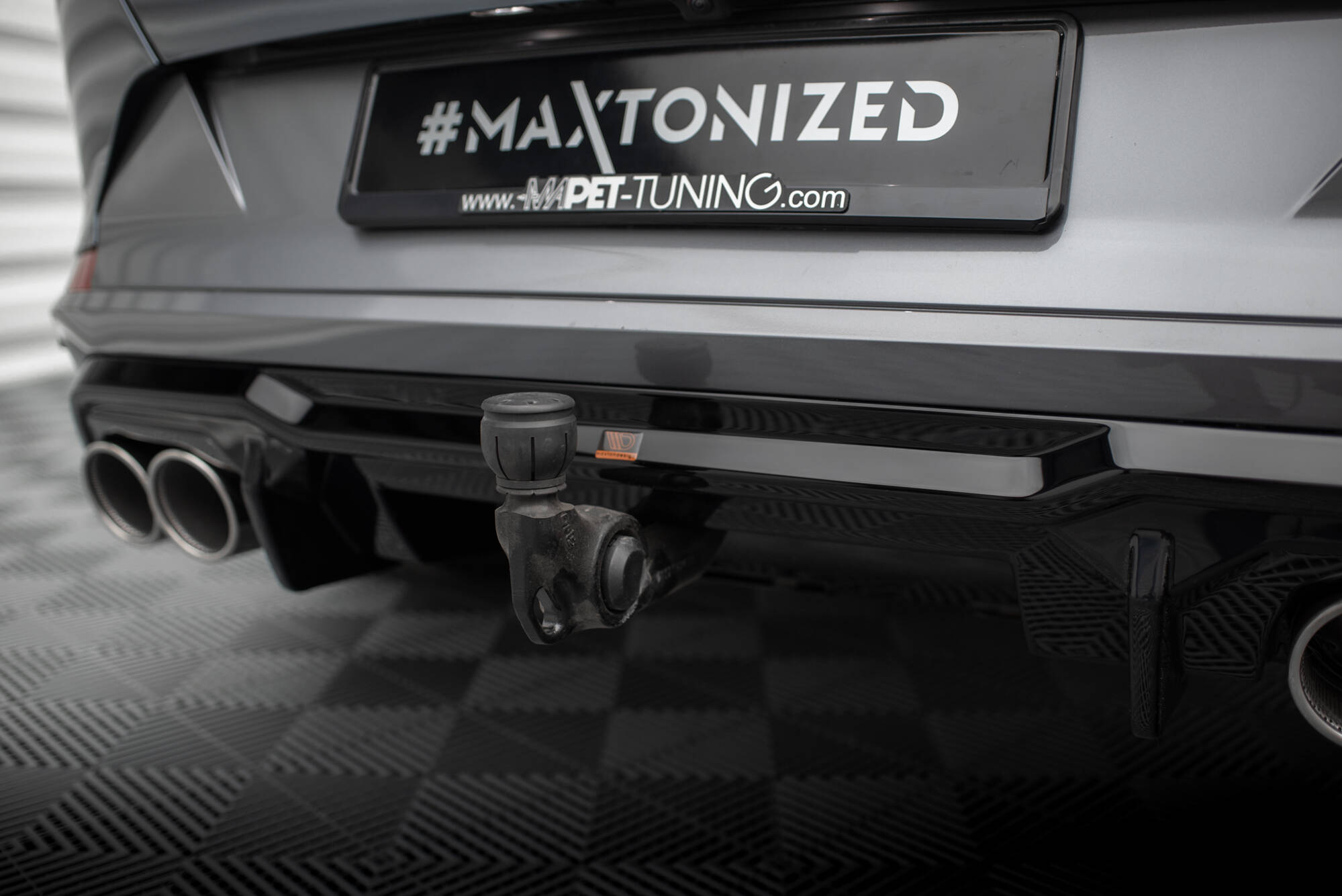 Rear Valance V.3 + Exhaust Ends Imitation Cupra Formentor Mk1 Facelift - Image 6