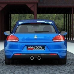 Alternative view of Rear valance VW Scirocco III R with 2 exhaust holes