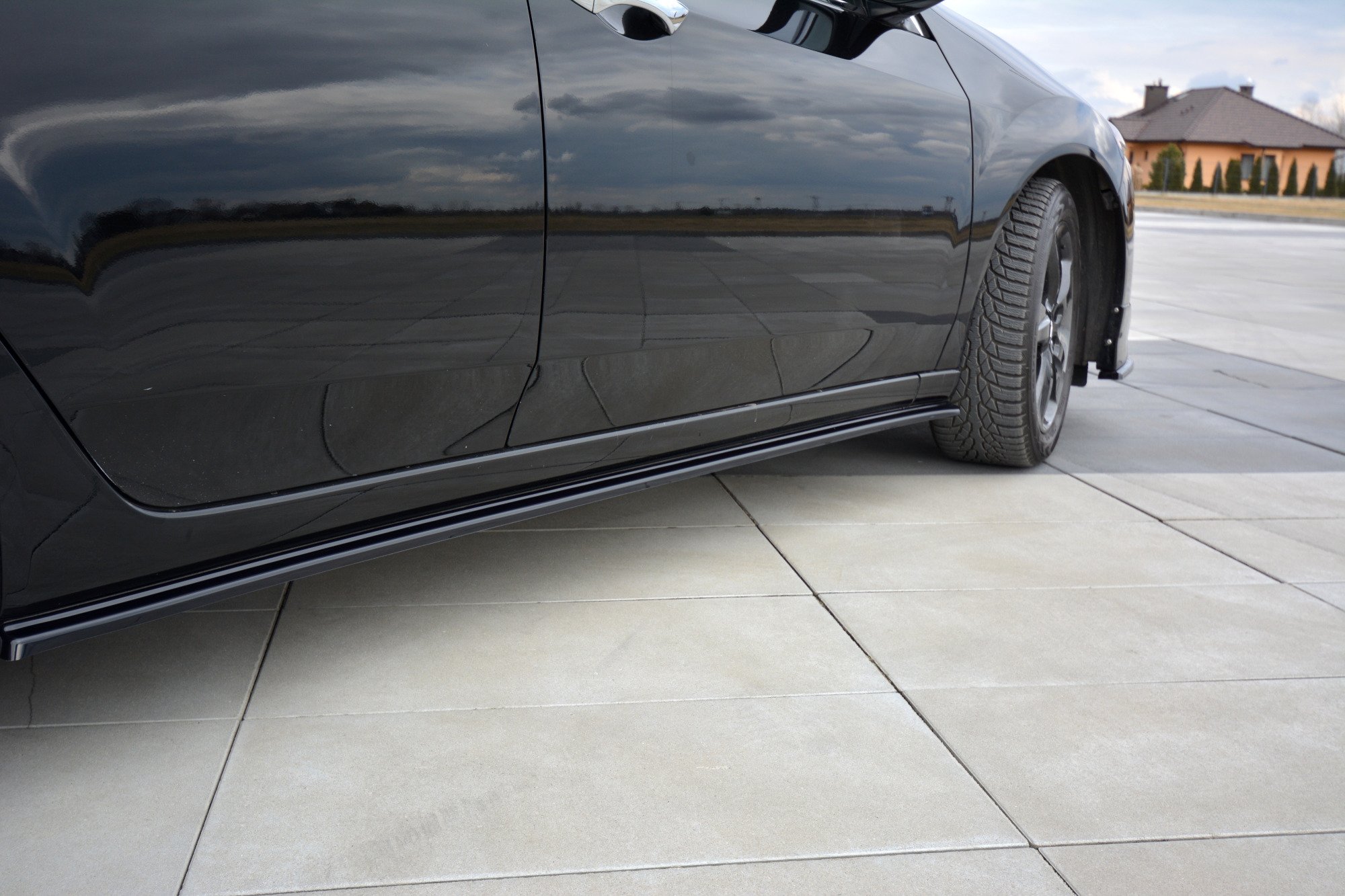 SIDE SKIRTS DIFFUSERS HONDA ACCORD MK8. (CU-SERIES) PREFACE SEDAN - Image 3