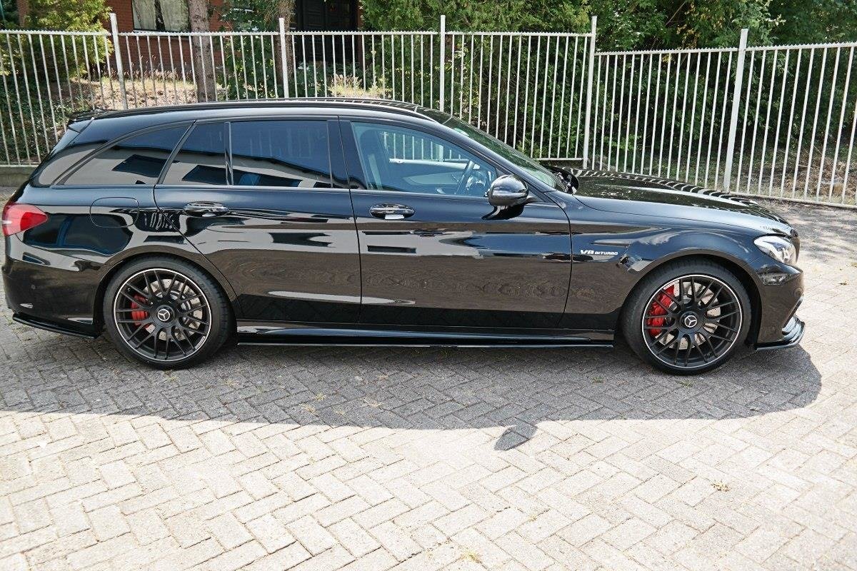 SIDE SKIRTS DIFFUSERS V.1 Mercedes C-Class S205 63AMG - Image 2