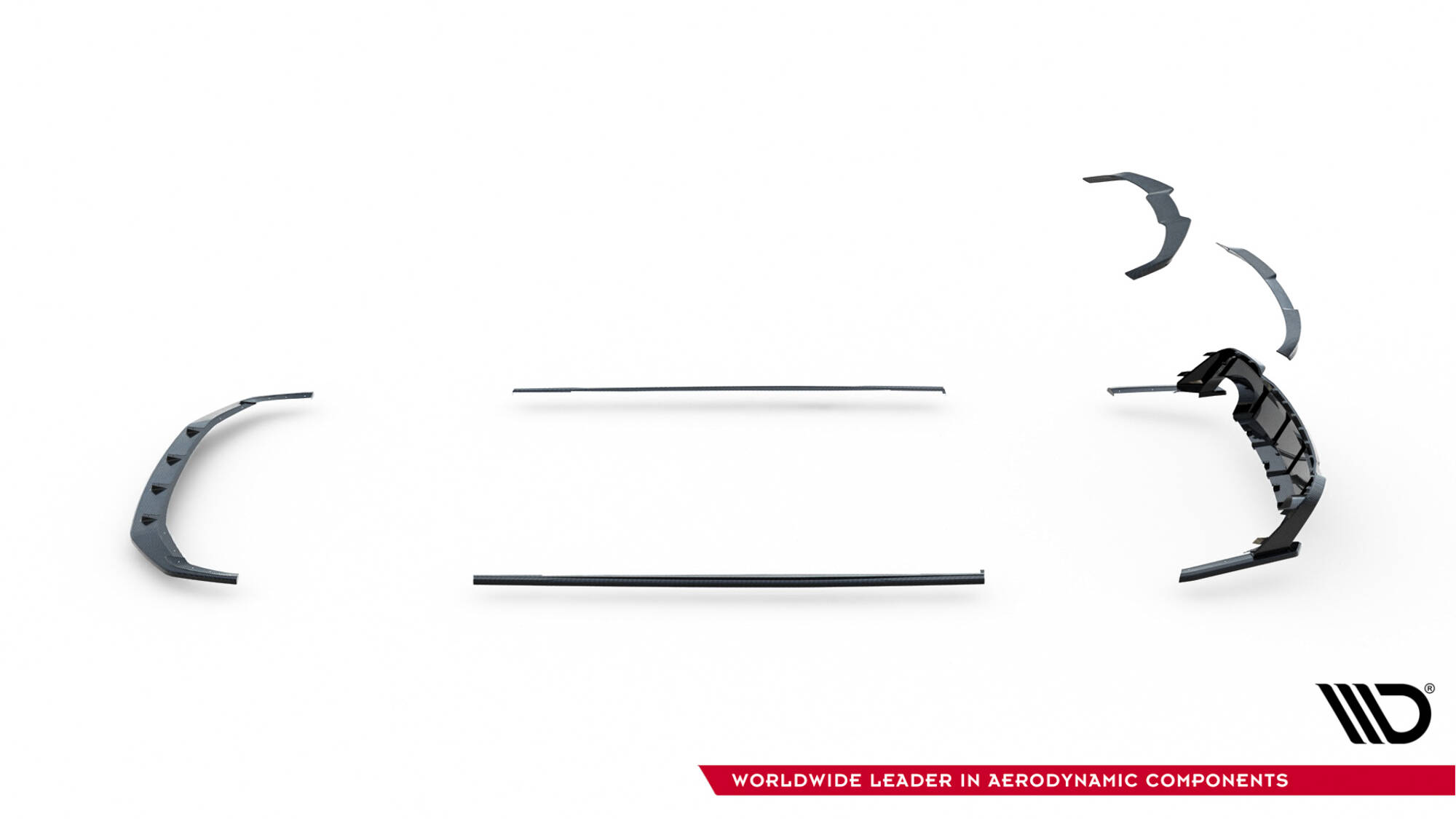 Set of Prepreg Carbon Fiber Splitters Audi RS6 C8 - Image 20