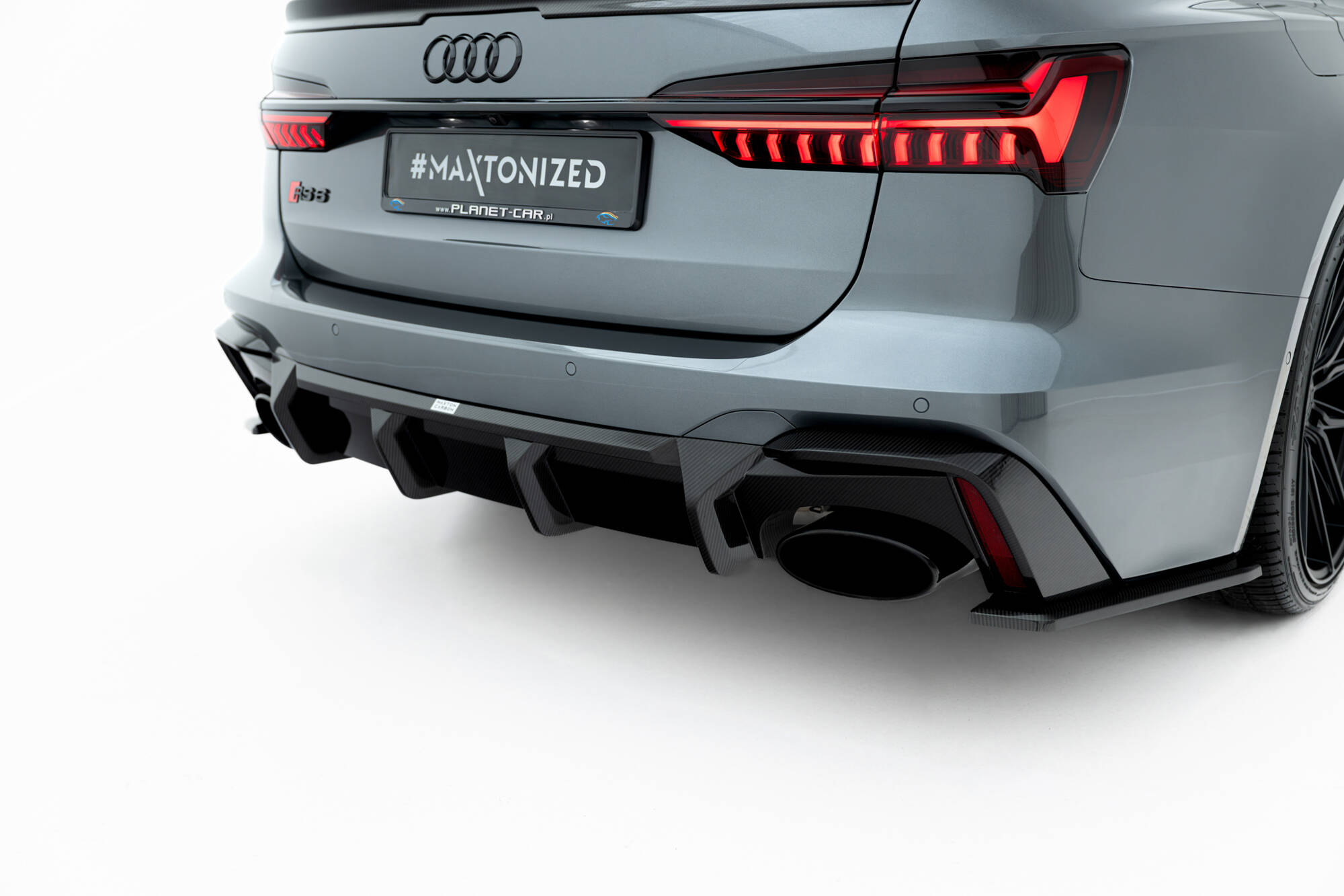 Set of Prepreg Carbon Fiber Splitters Audi RS6 C8 - Image 9