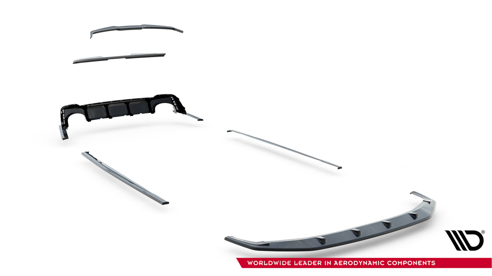 Set of Prepreg Carbon Fiber Splitters Audi RS6 C8 - Image 19