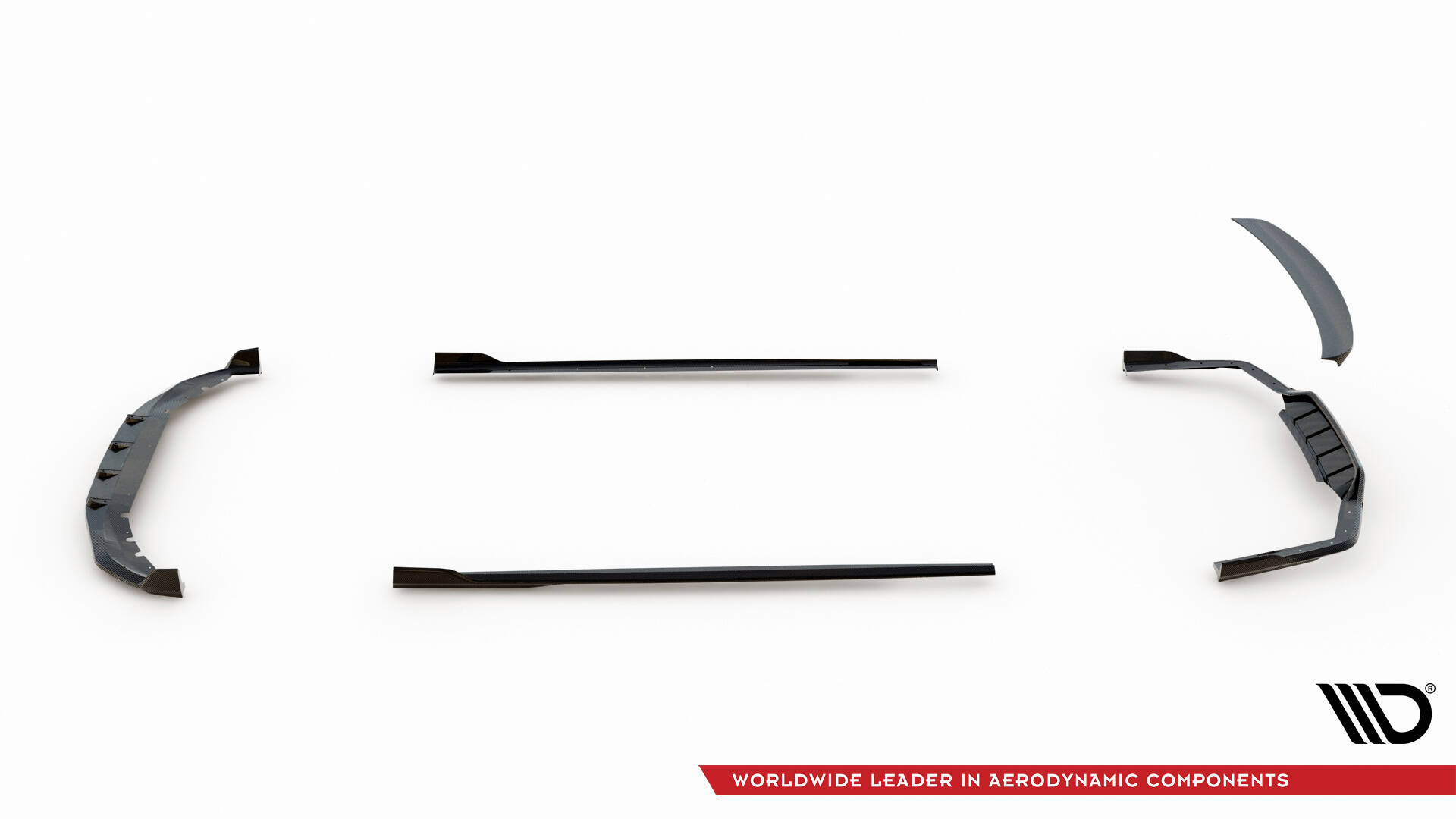 Set of Prepreg Carbon Fiber Splitters BMW 7 M-Pack G11 Facelift - Image 19