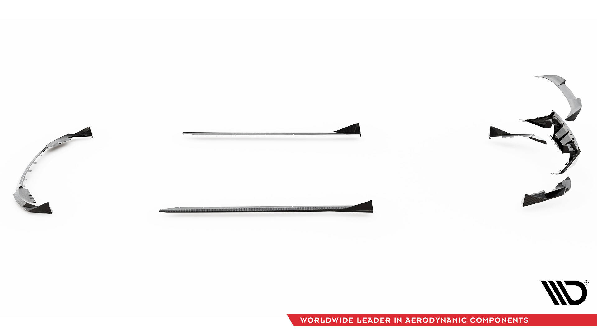 Set of Prepreg Carbon Fiber Splitters BMW M2 G87 - Image 14