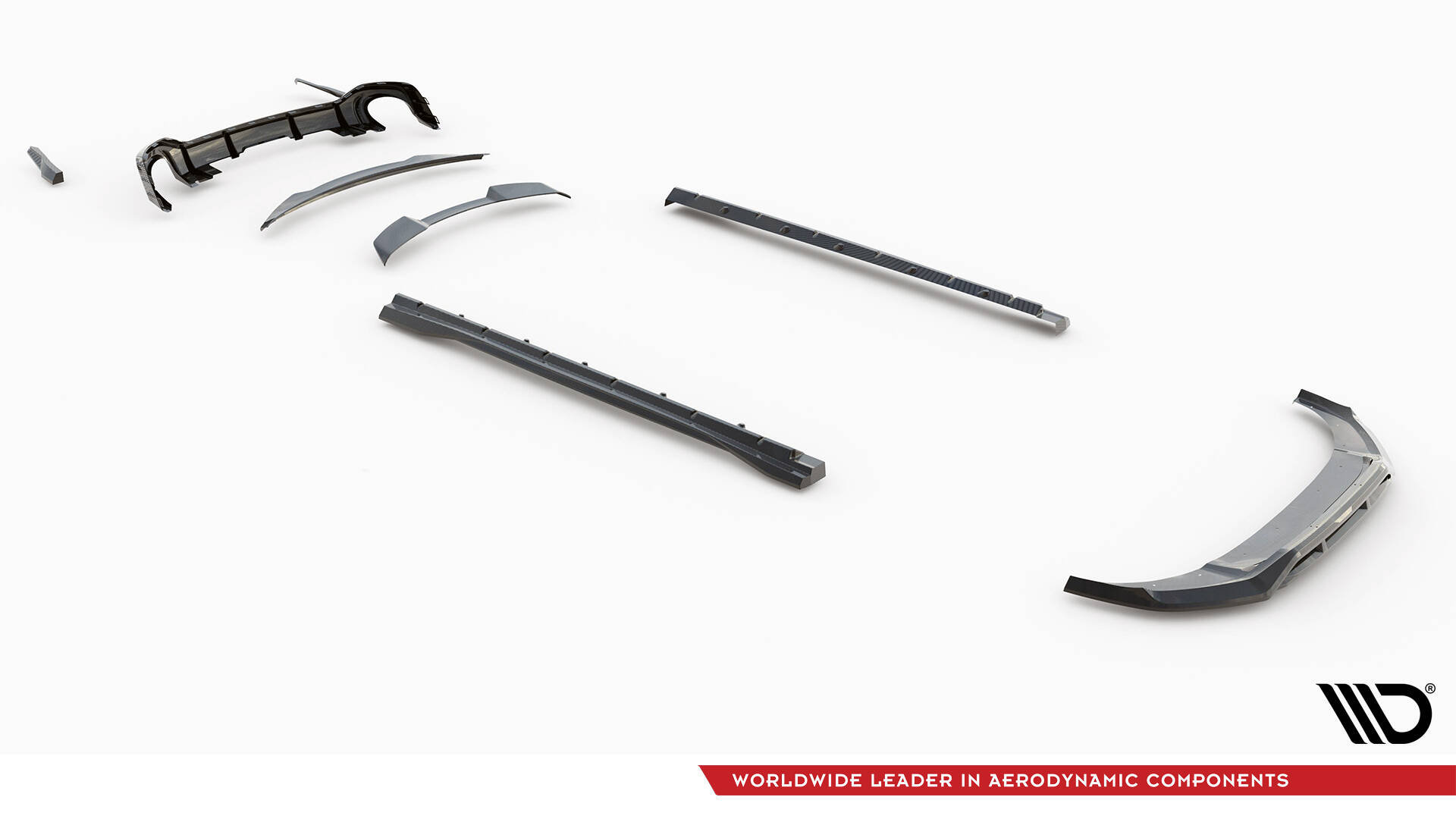 Set of Prepreg Carbon Splitters Audi RSQ8 Mk1 - Image 29