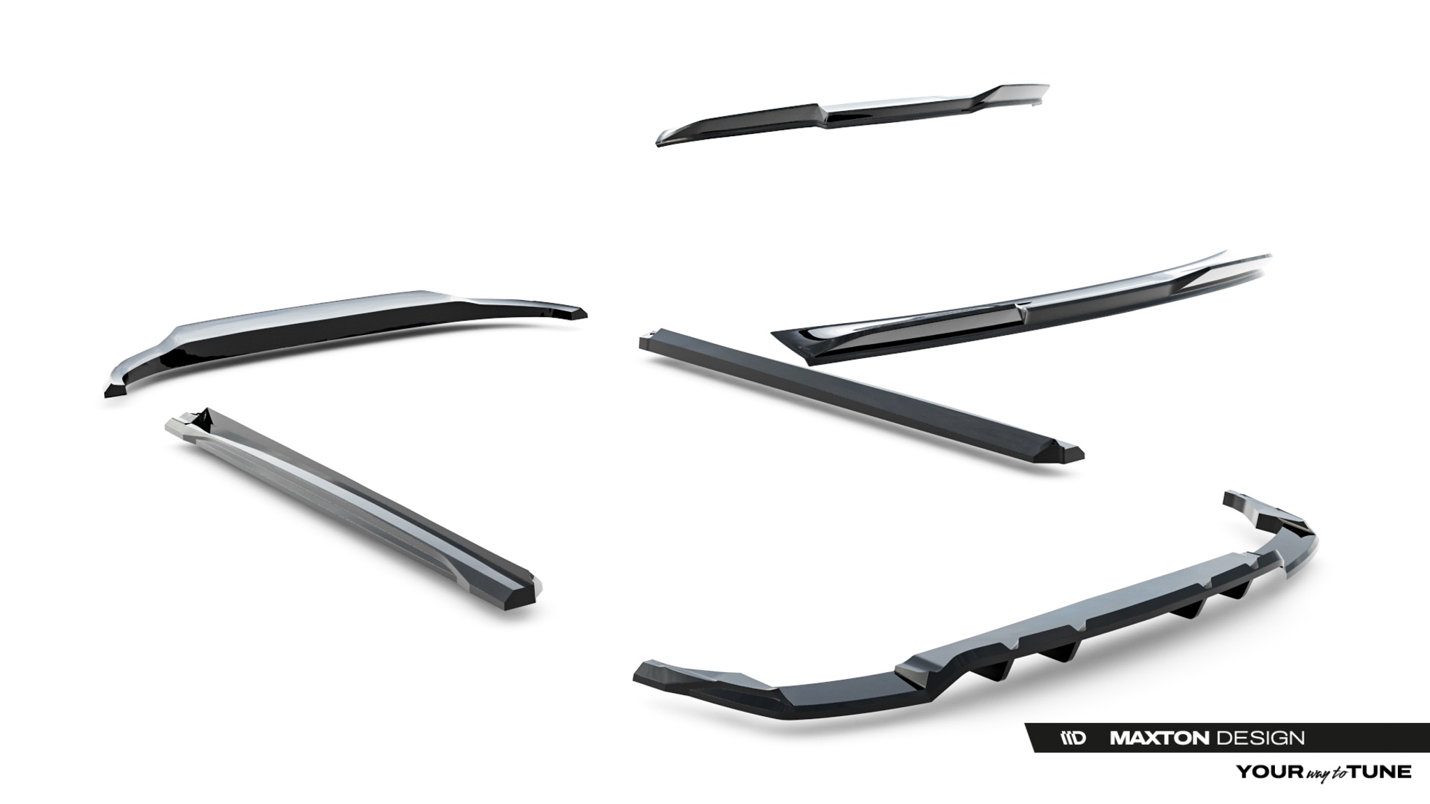 Set of Splitters Audi SQ8 / Q8 S-Line Mk1 Facelift - Image 19